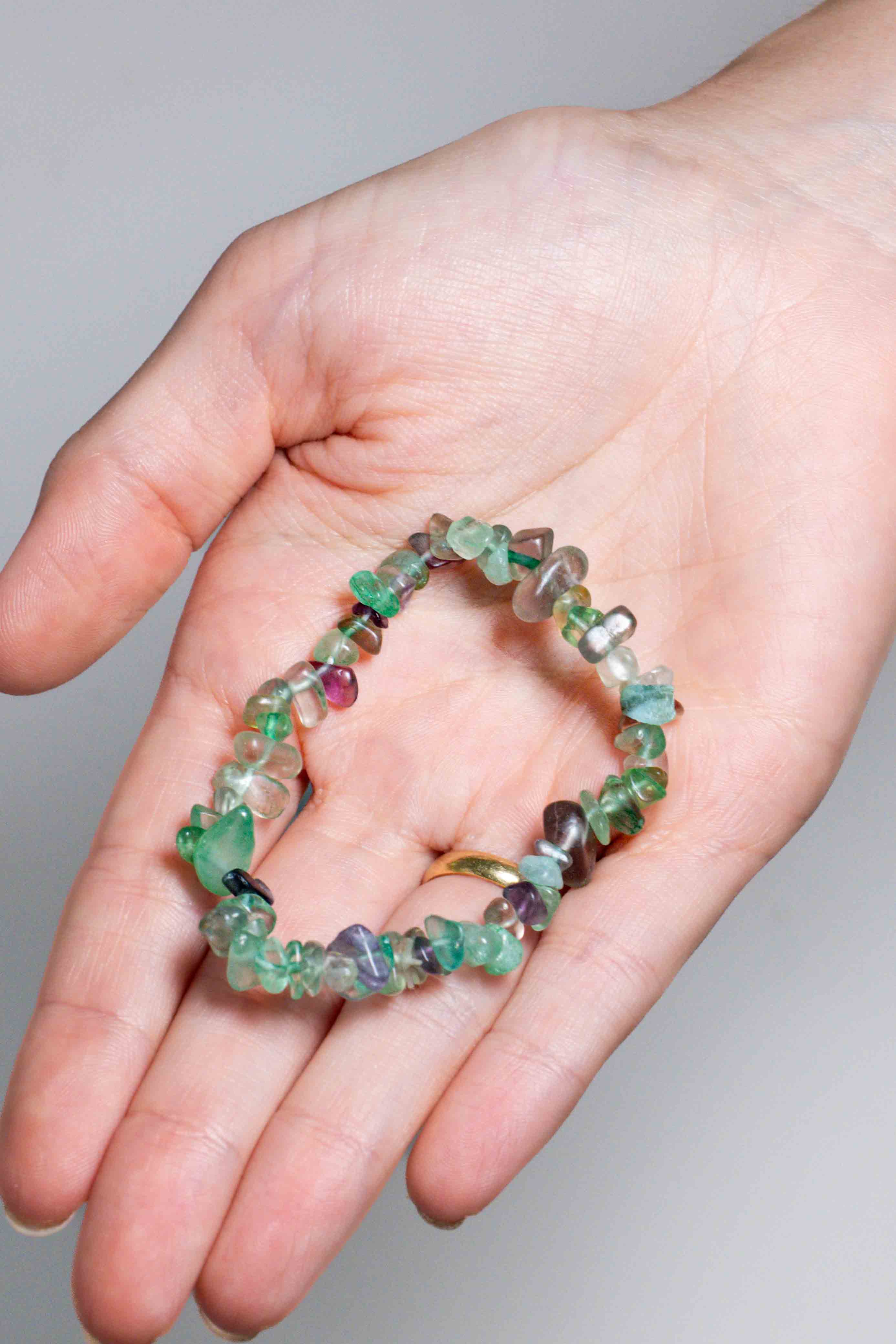 Pulsera Fluorita Chips