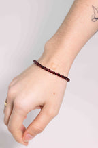 Pulsera Granate 4mm
