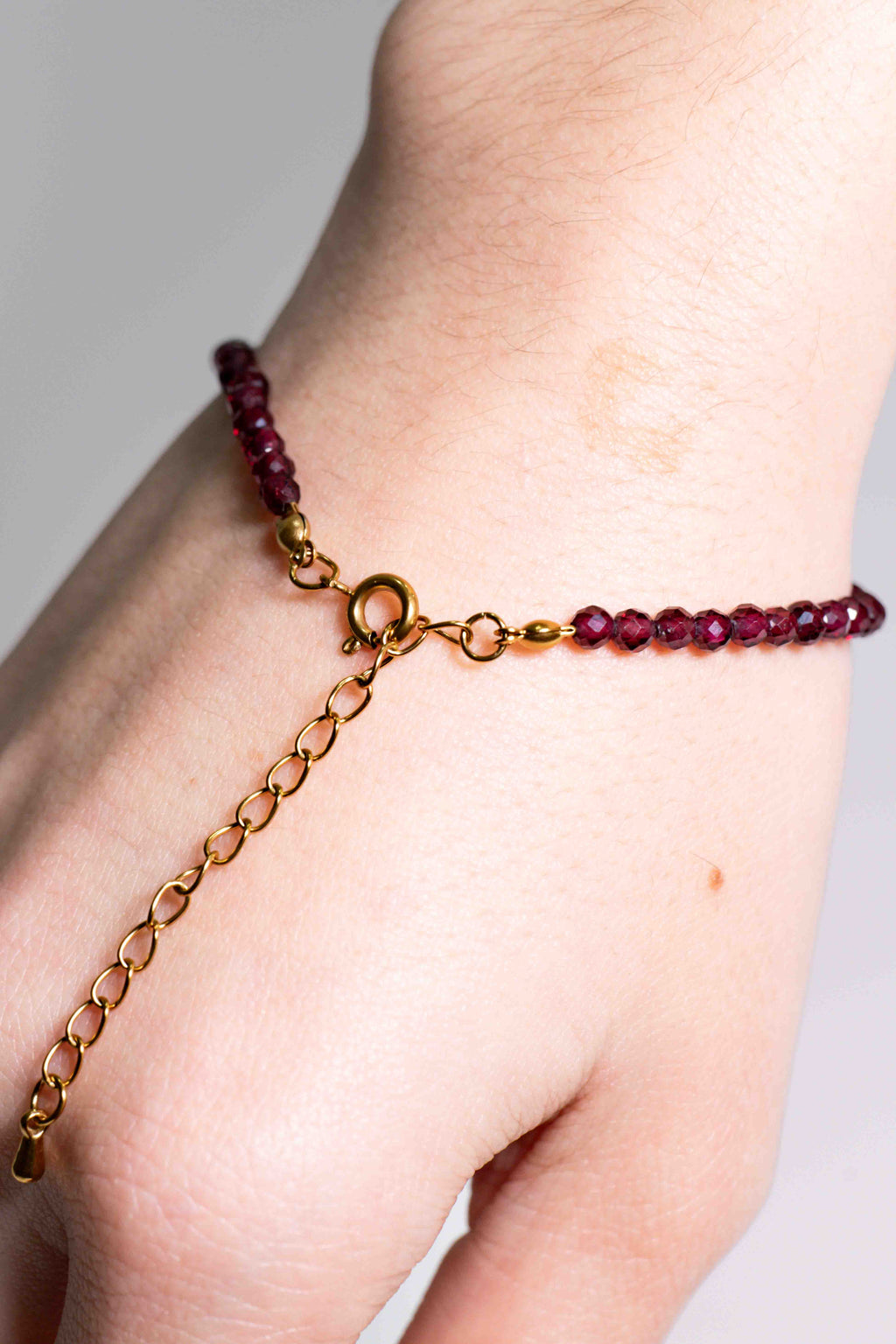 Pulsera de Granate Rodonita
