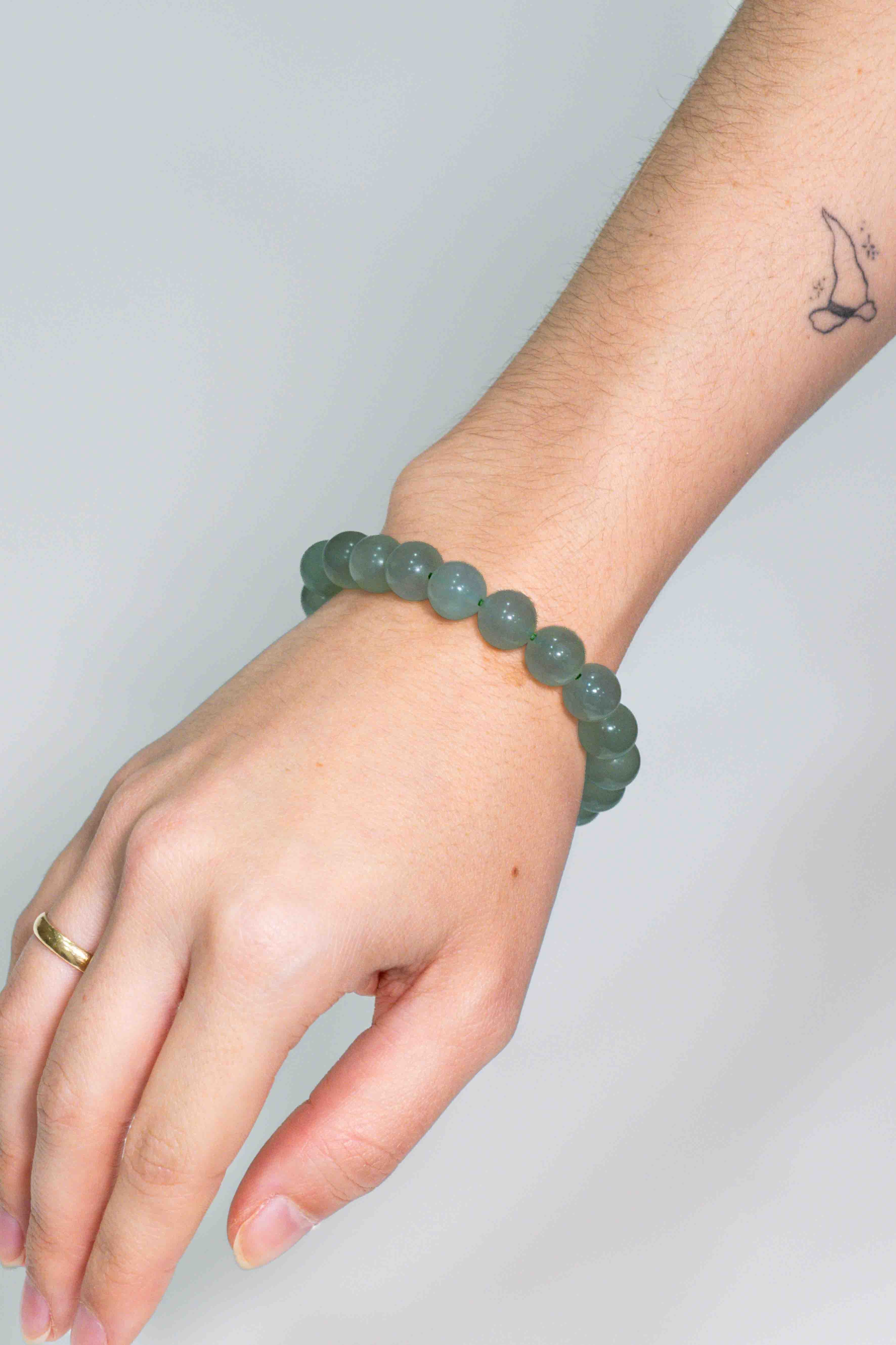 Pulsera Jade Verde 10mm