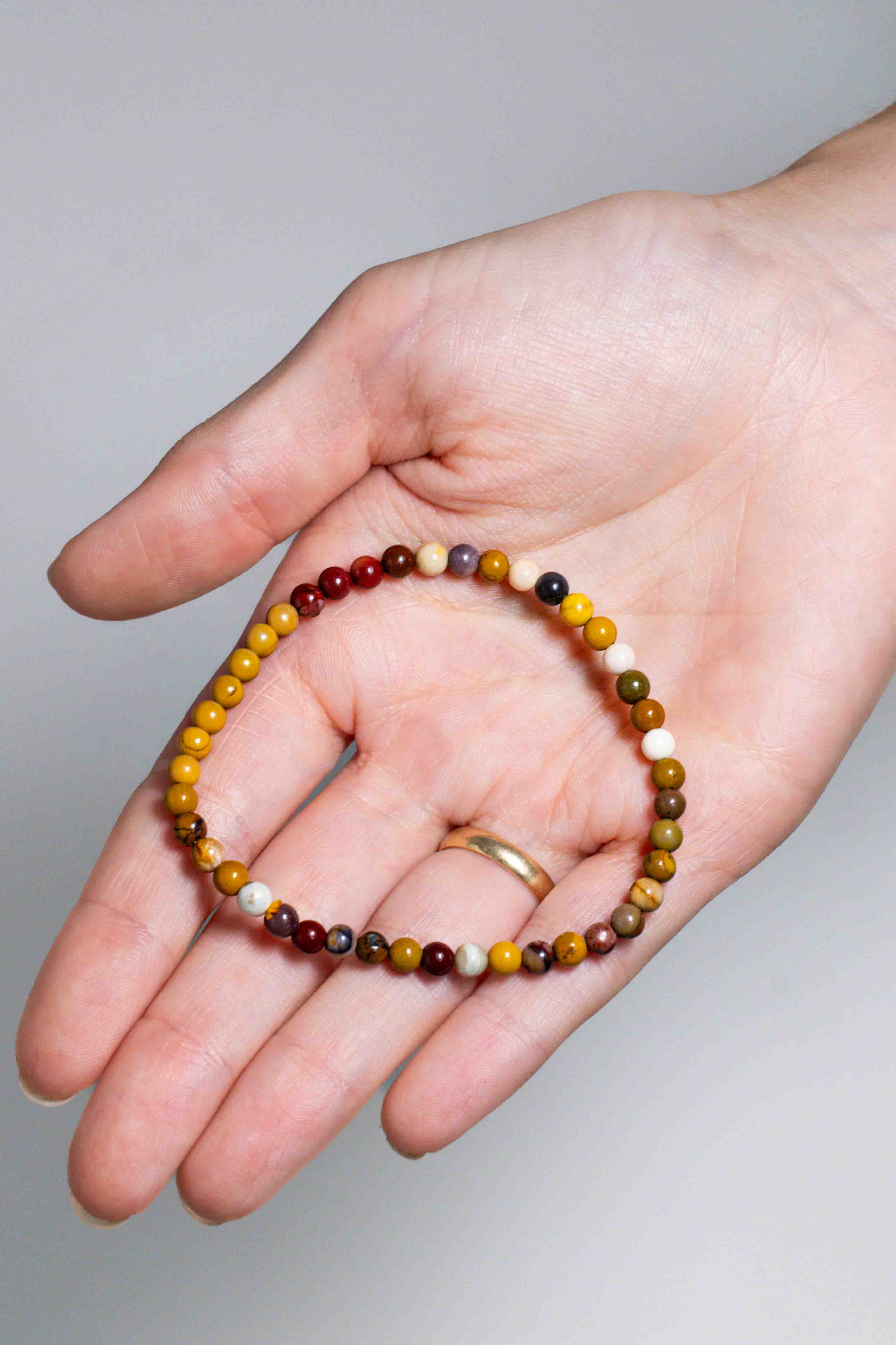 Pulsera Jaspe Mokaita 4mm