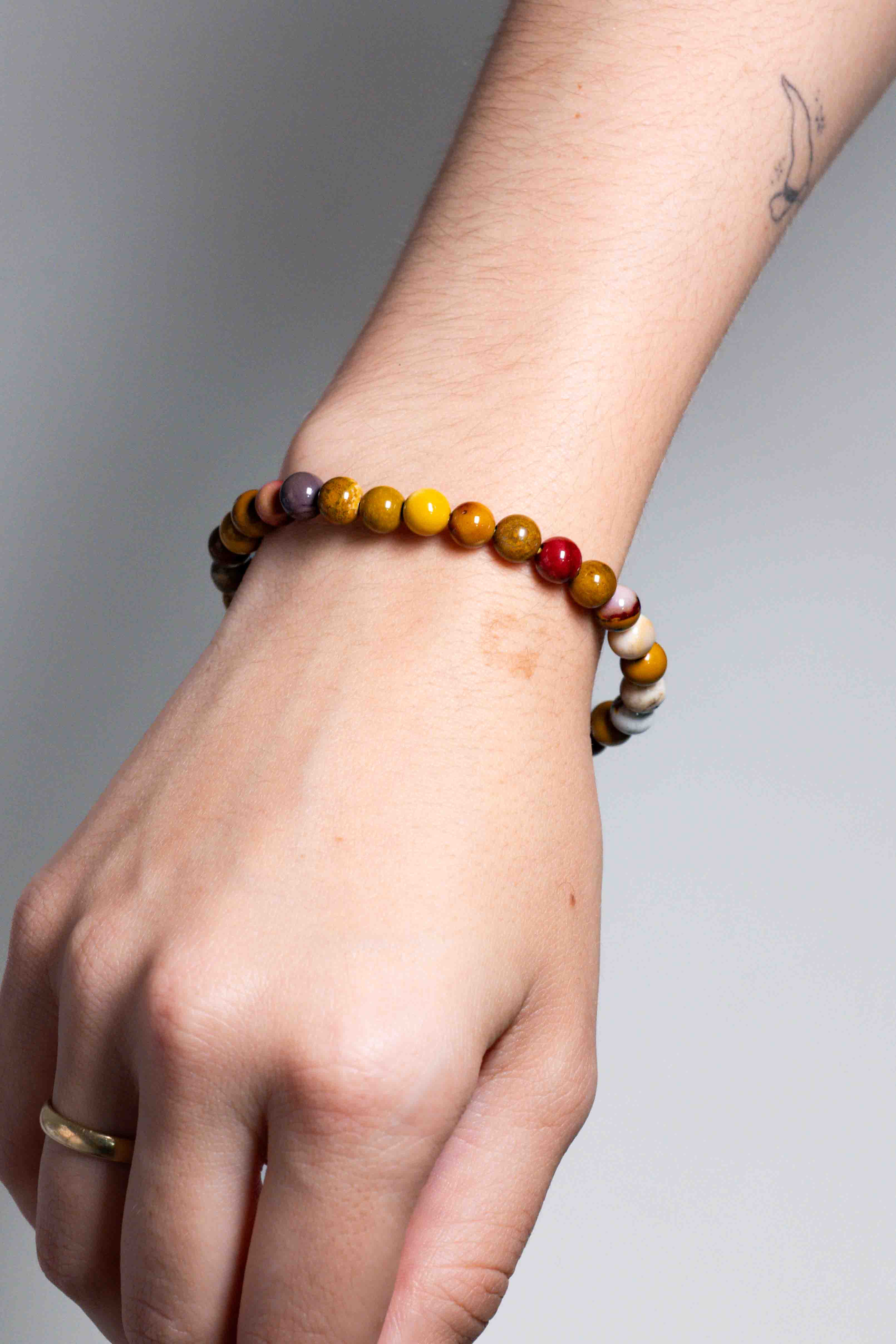 Pulsera Jaspe Mokaita 6mm