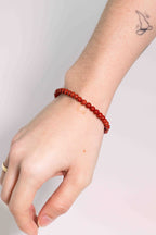 Pulsera Jaspe Rojo 4mm