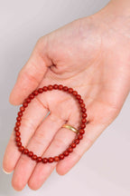 Pulsera Jaspe Rojo 4mm