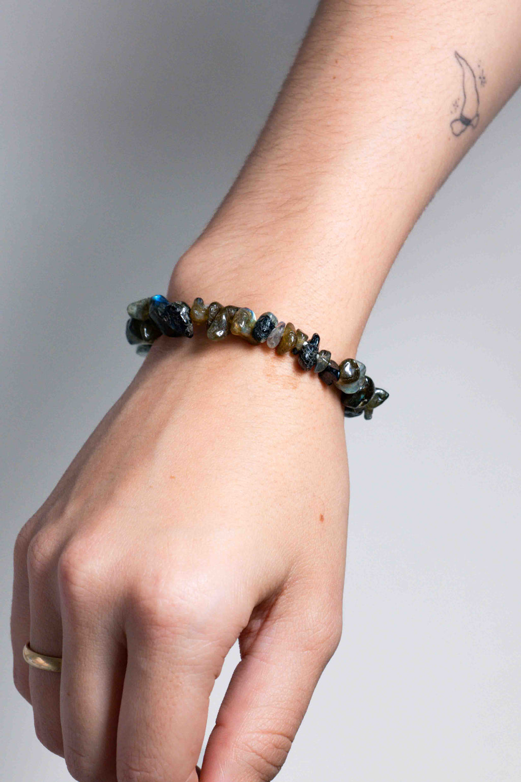 Pulsera Labradorita Chips