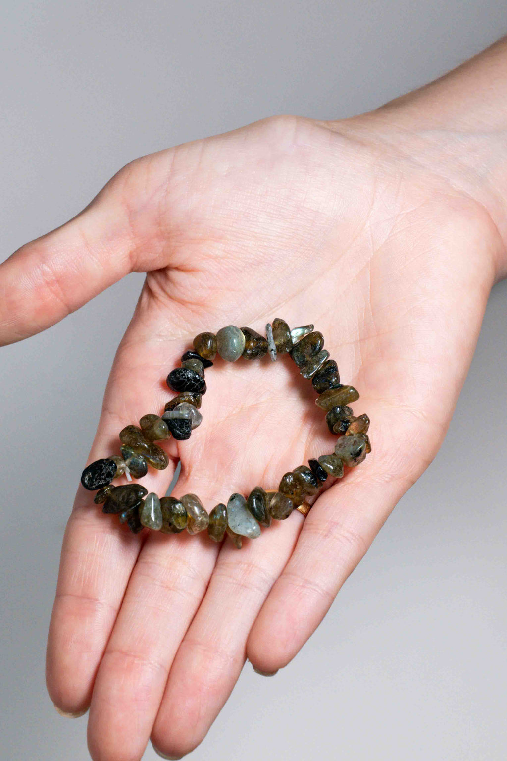 Pulsera Labradorita Chips