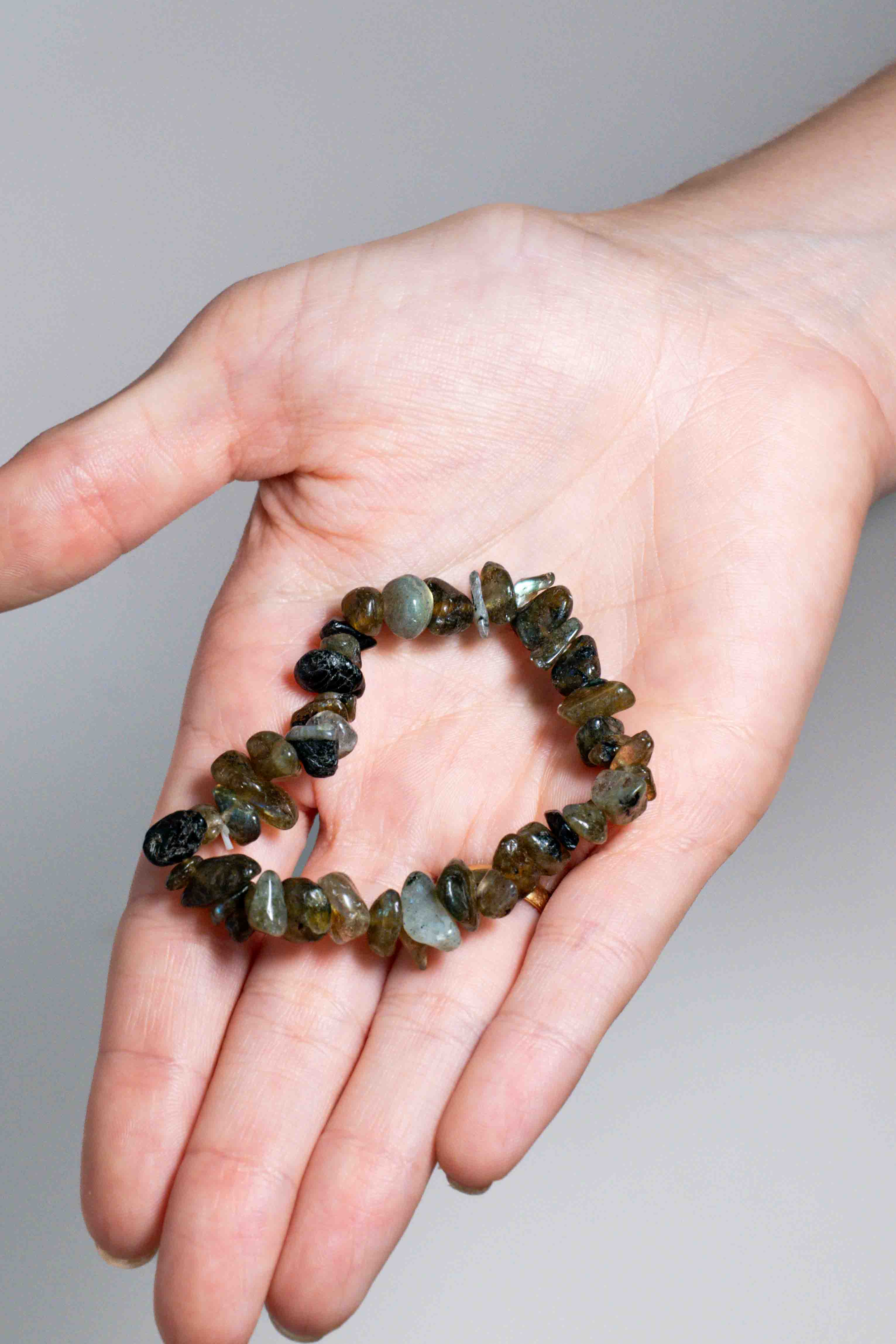 Pulsera Labradorita Chips