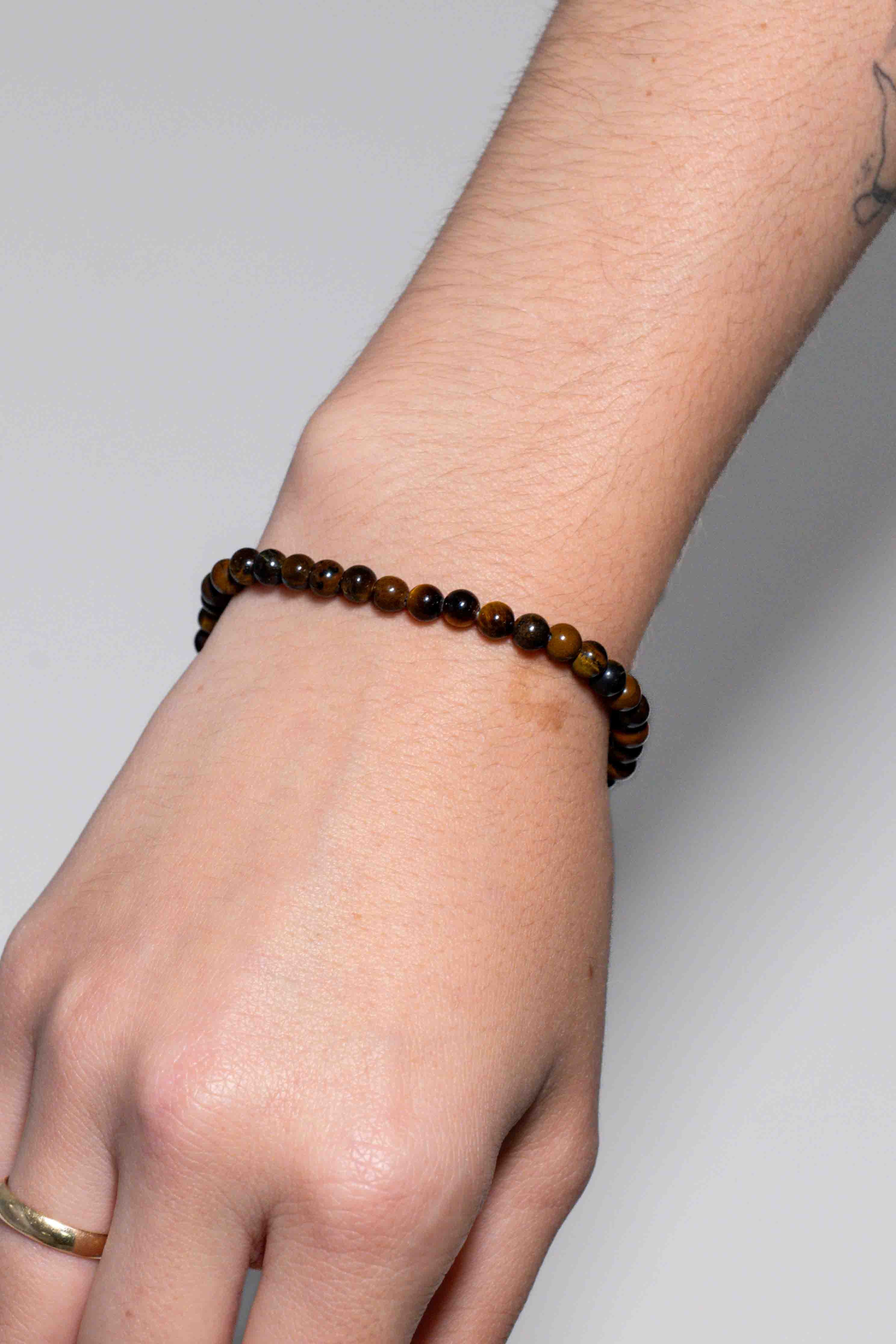 Pulsera de Ojo de Tigre 4mm