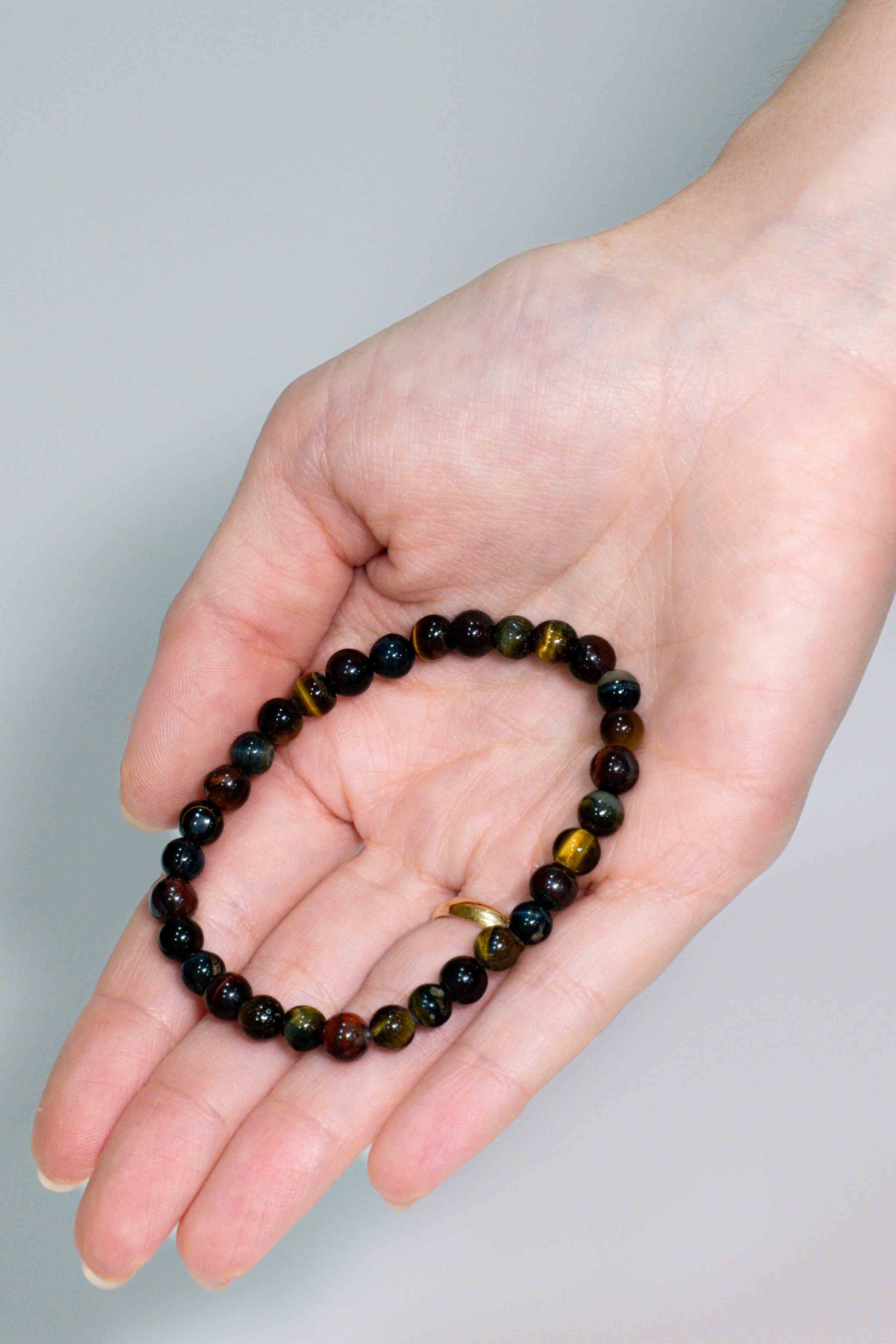 Pulsera Ojo Mix 6mm - Tigre, Buey y Halcón