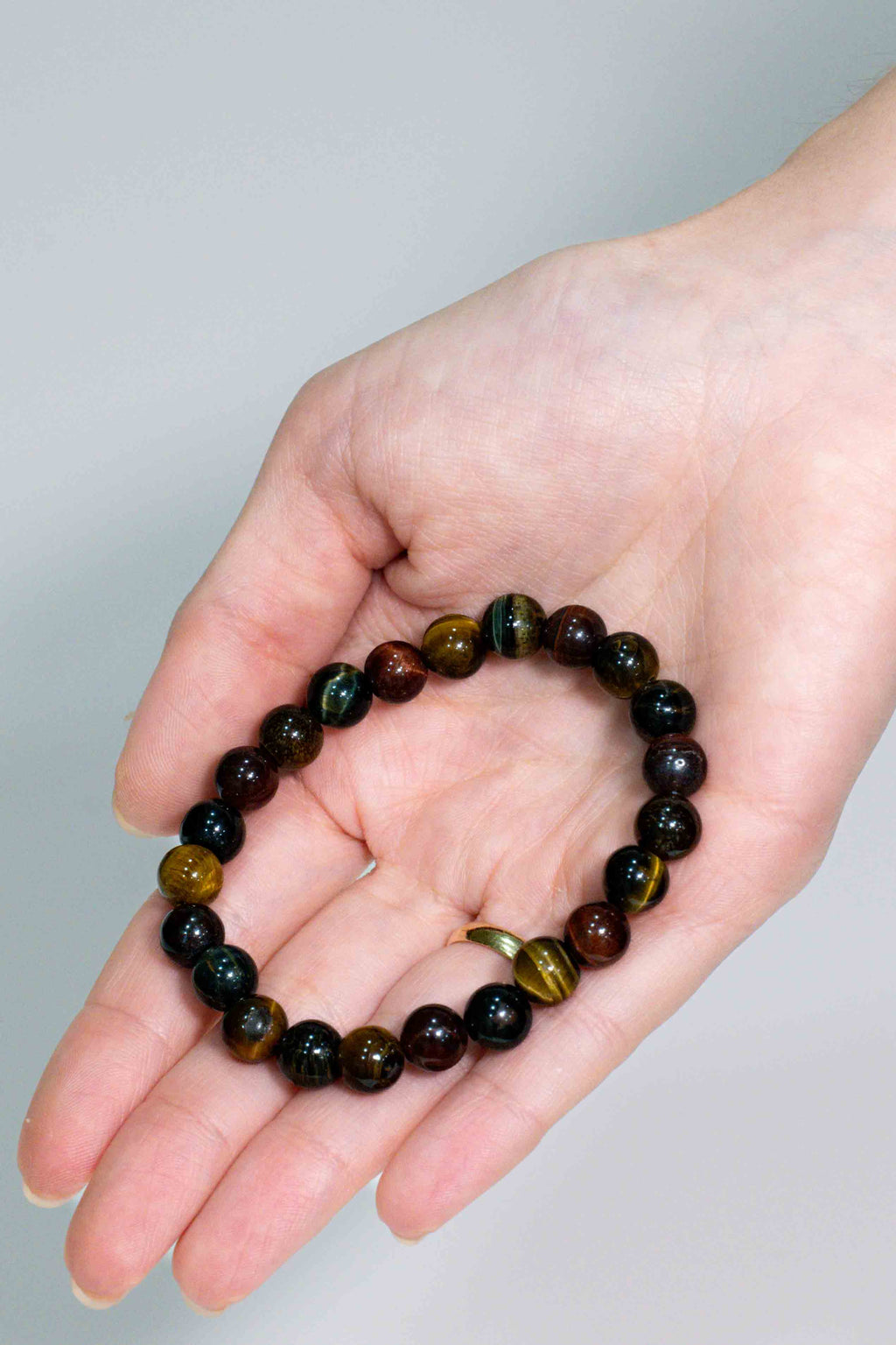 Pulsera Ojo Mix 8mm - Tigre, Buey y Halcón