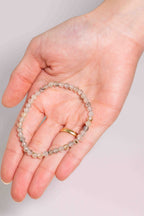 Pulsera Prehnita Facetada 4mm