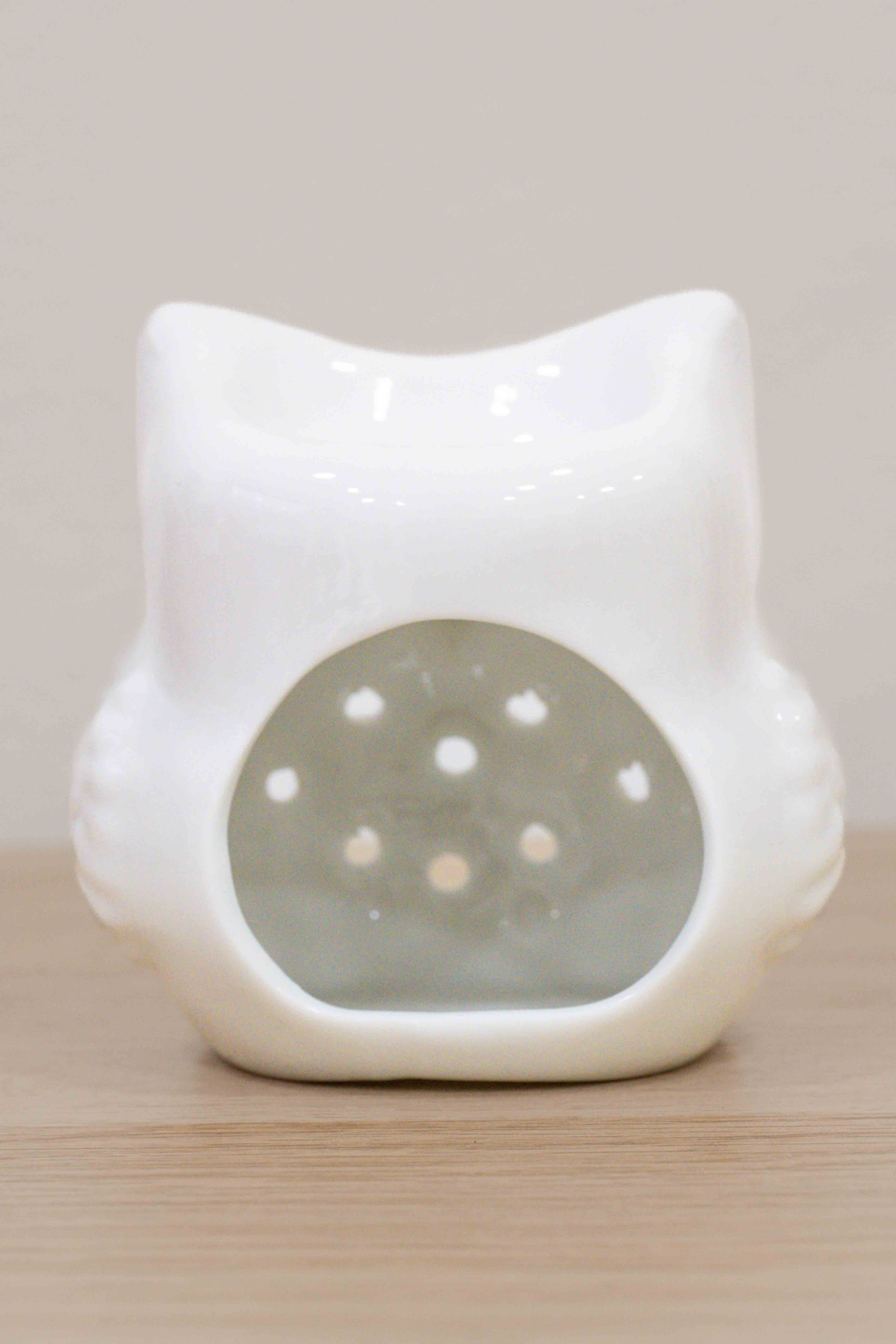 Quemador de wax melts y esencias - Buho Blanco