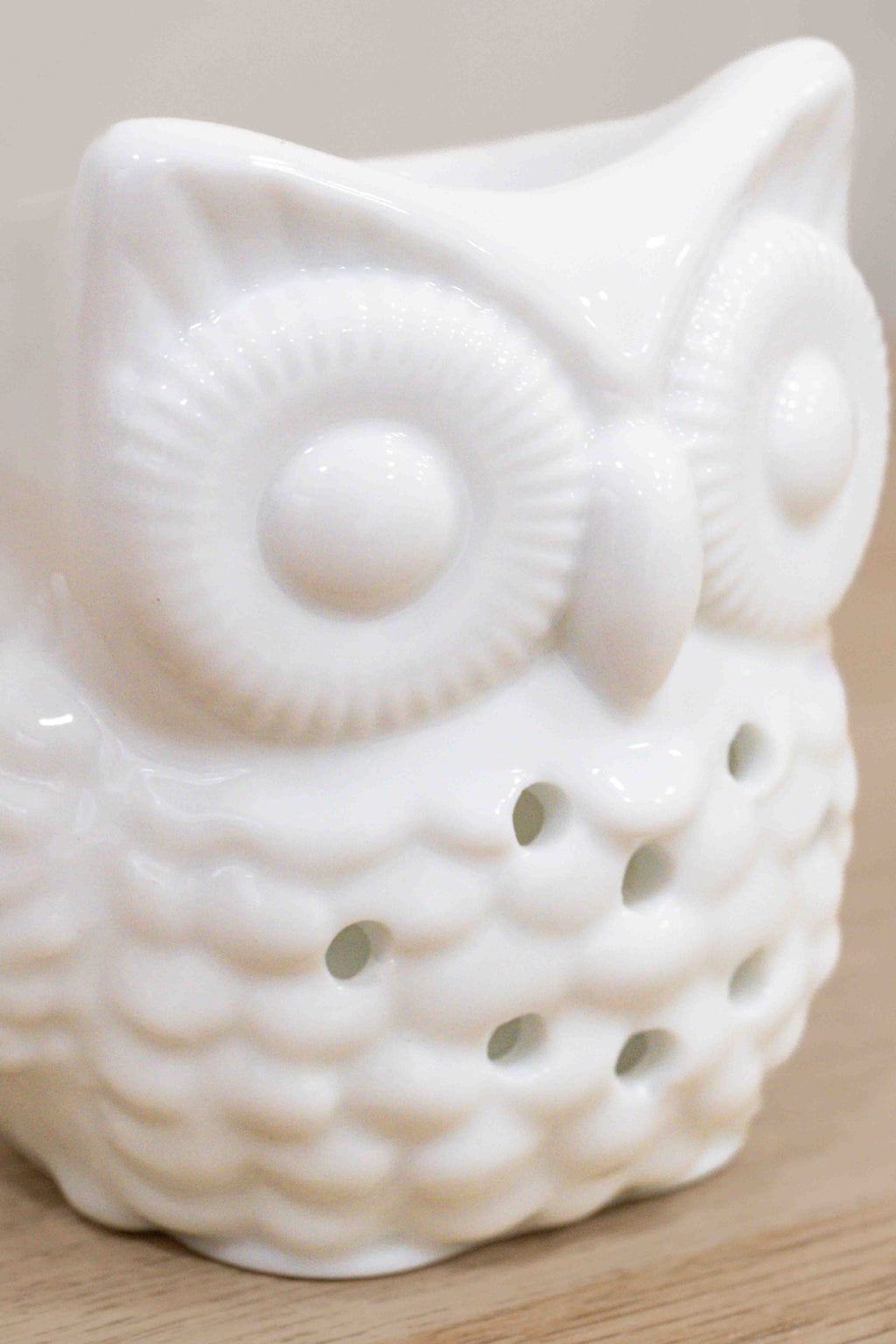 Quemador de wax melts y esencias - Buho Blanco