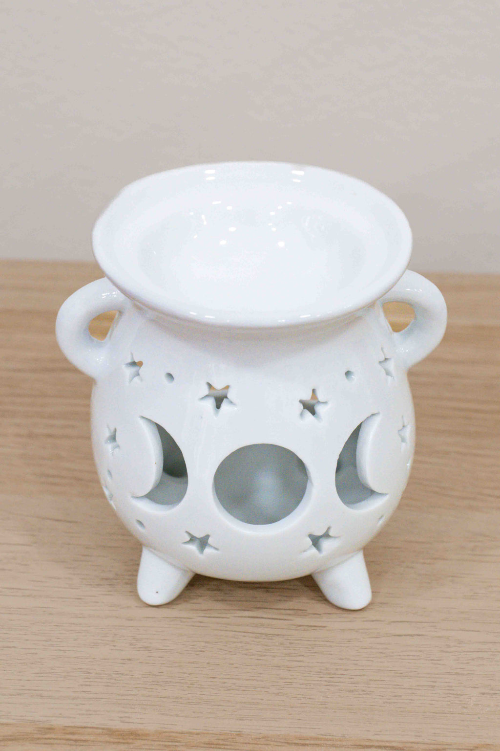 Quemador de wax melts y esencias - Caldero lunar