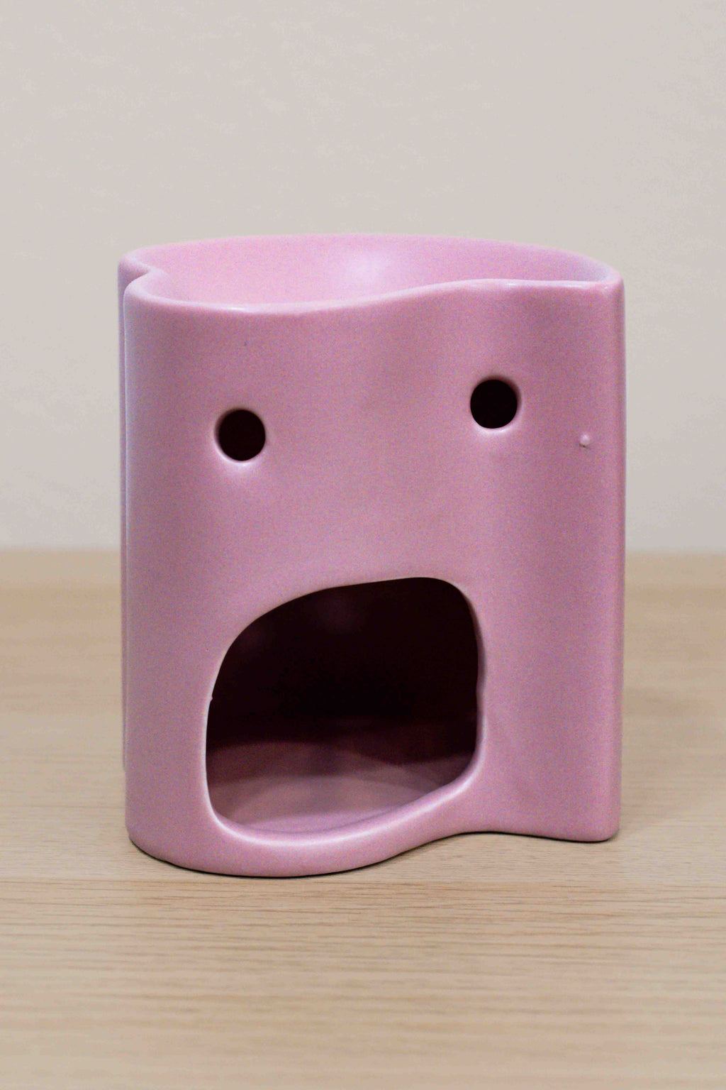 Quemador de wax melts y esencias - Corazón rosa