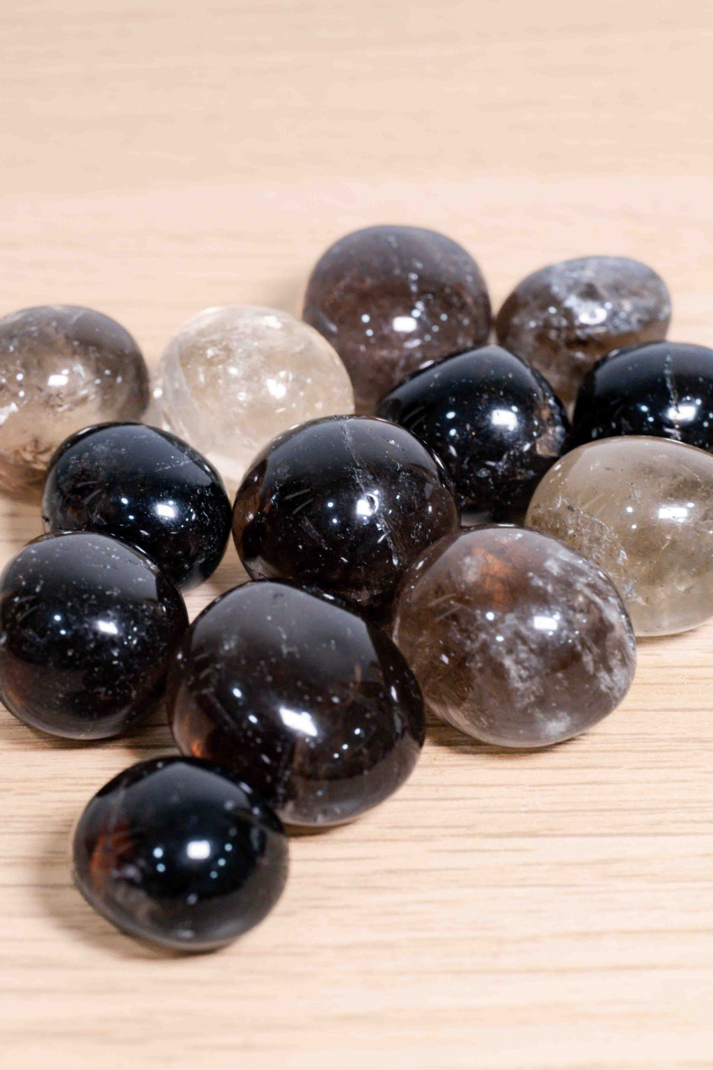 Rodado Cuarzo Ahumado - Calidad A+