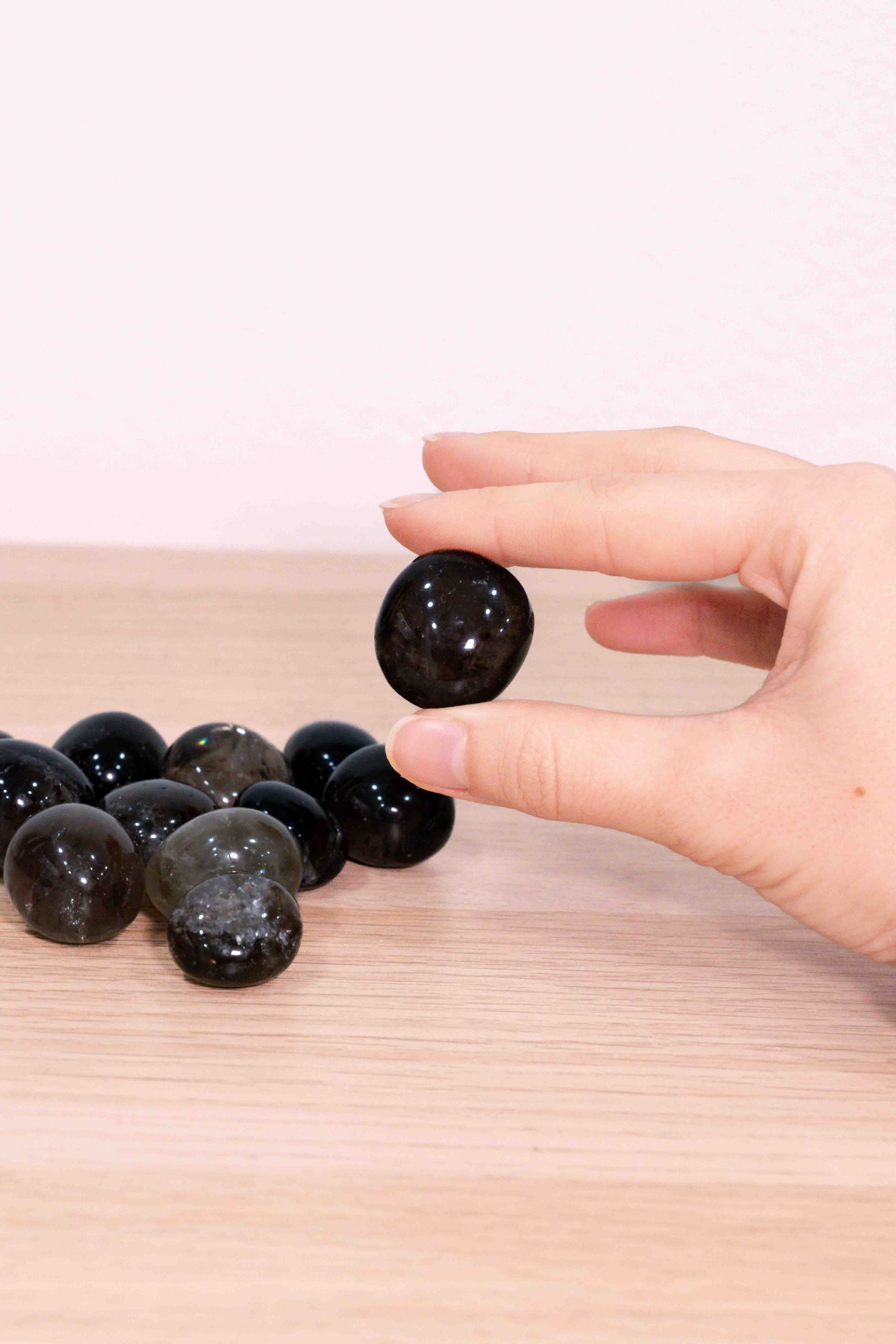 Rodado Cuarzo Ahumado - Calidad A+