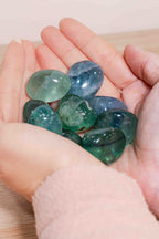 Rodado Fluorita (verde y azul) - Calidad AA