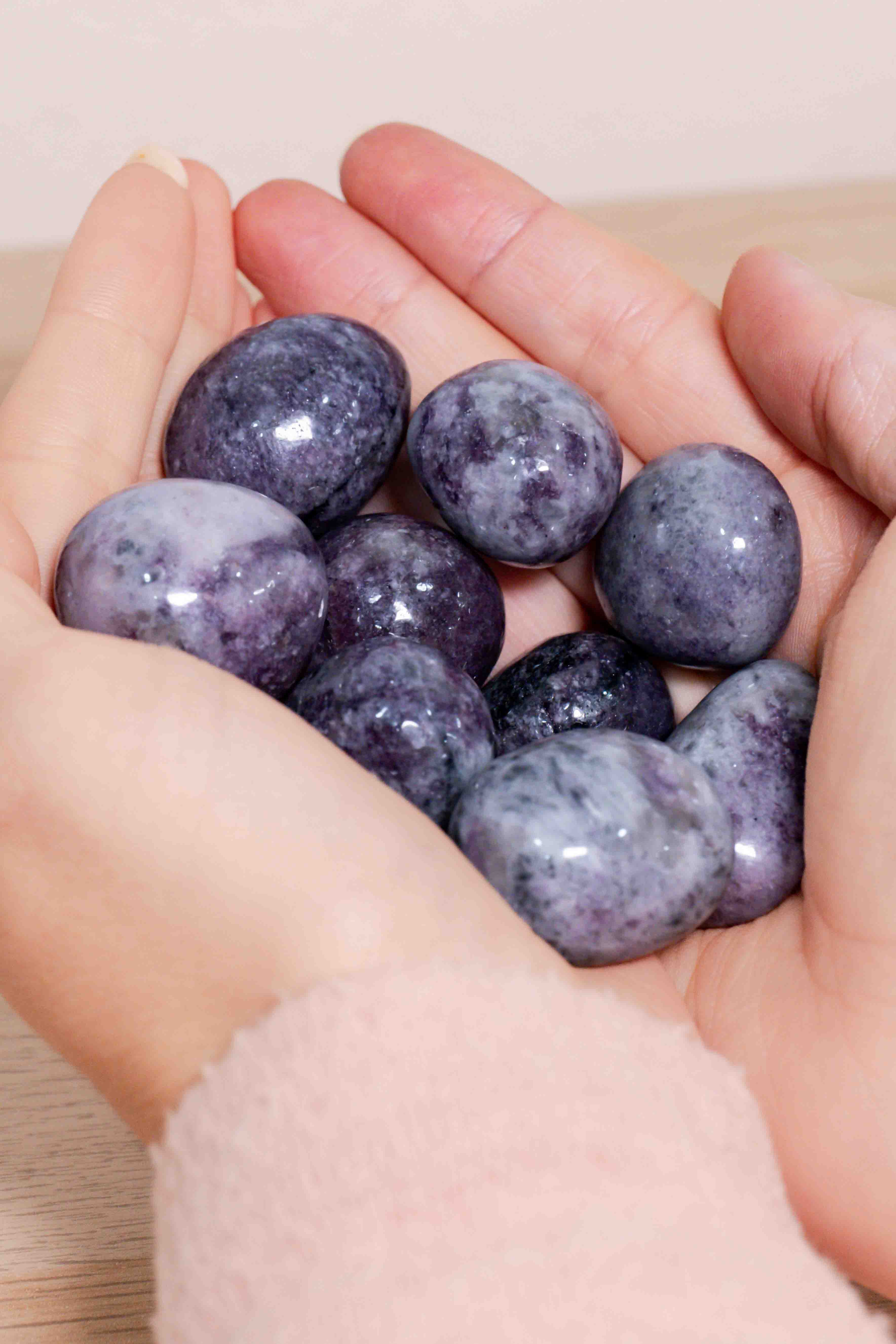 Rodado Lepidolita - Calidad A