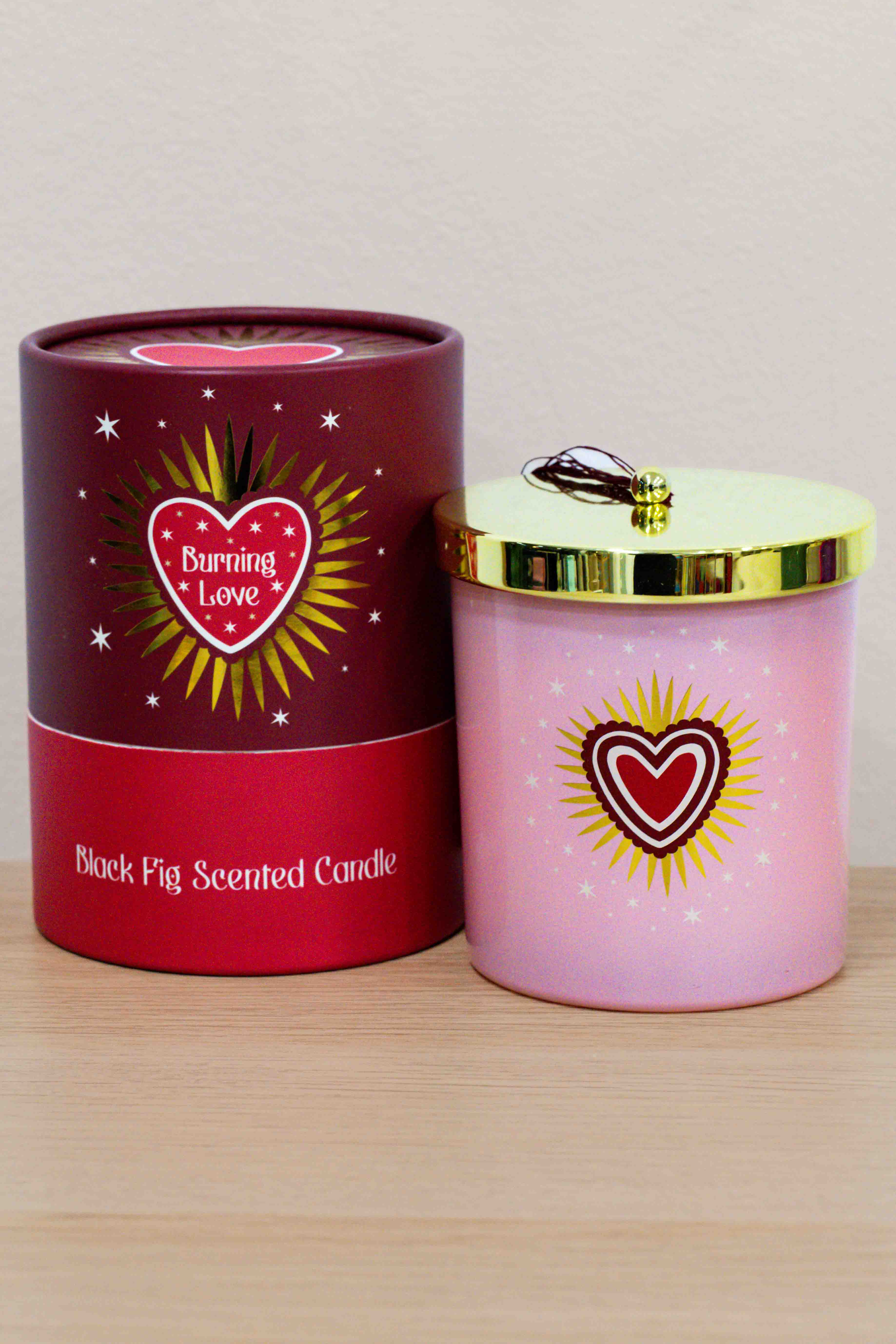 Vela Burning Love – Higo Negro