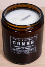 Vela Ámbar - Canva