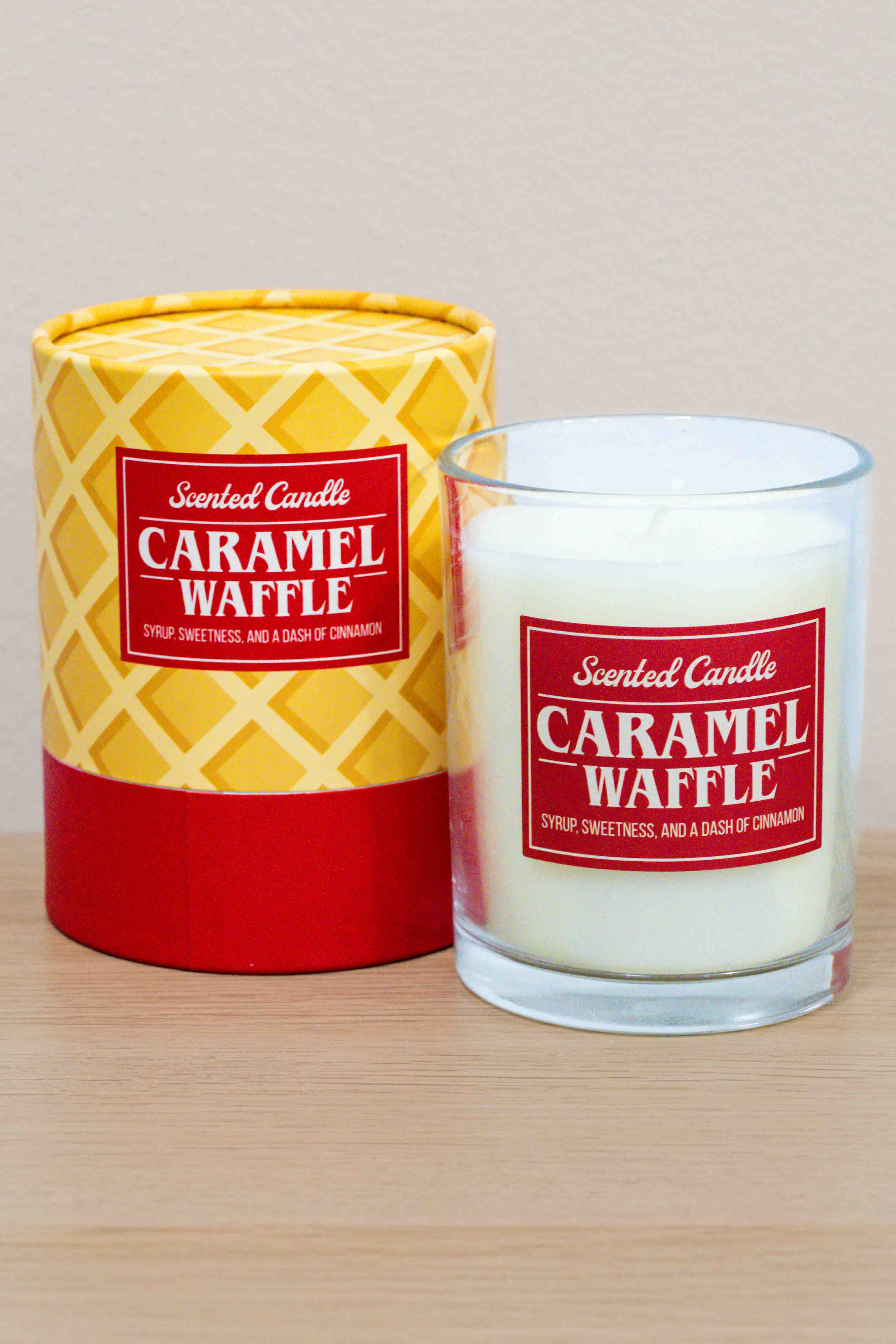 Vela Caramel Waffle – Caramelo y Canela