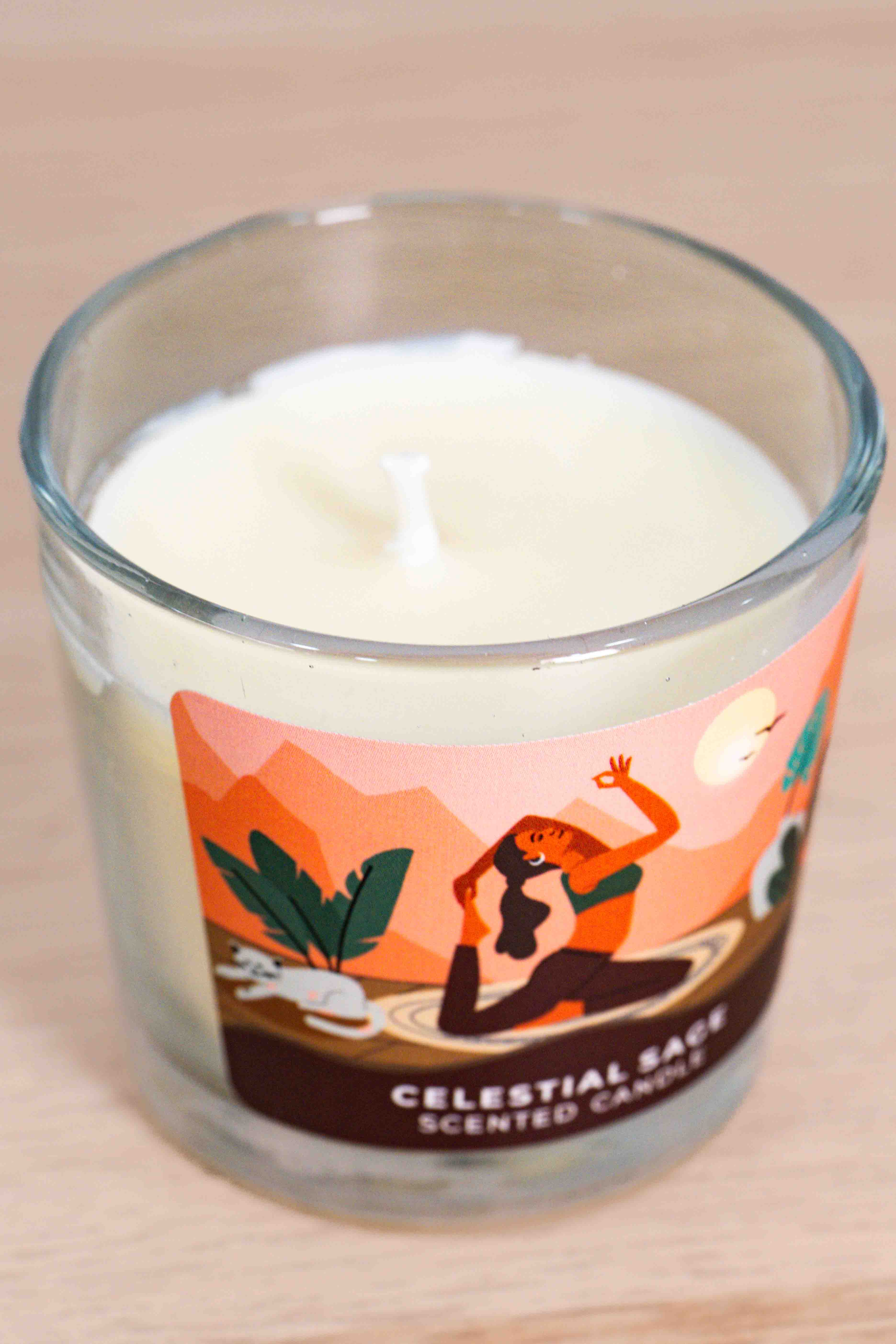 Vela Aromática Celestial Sage – Moonshine Yoga