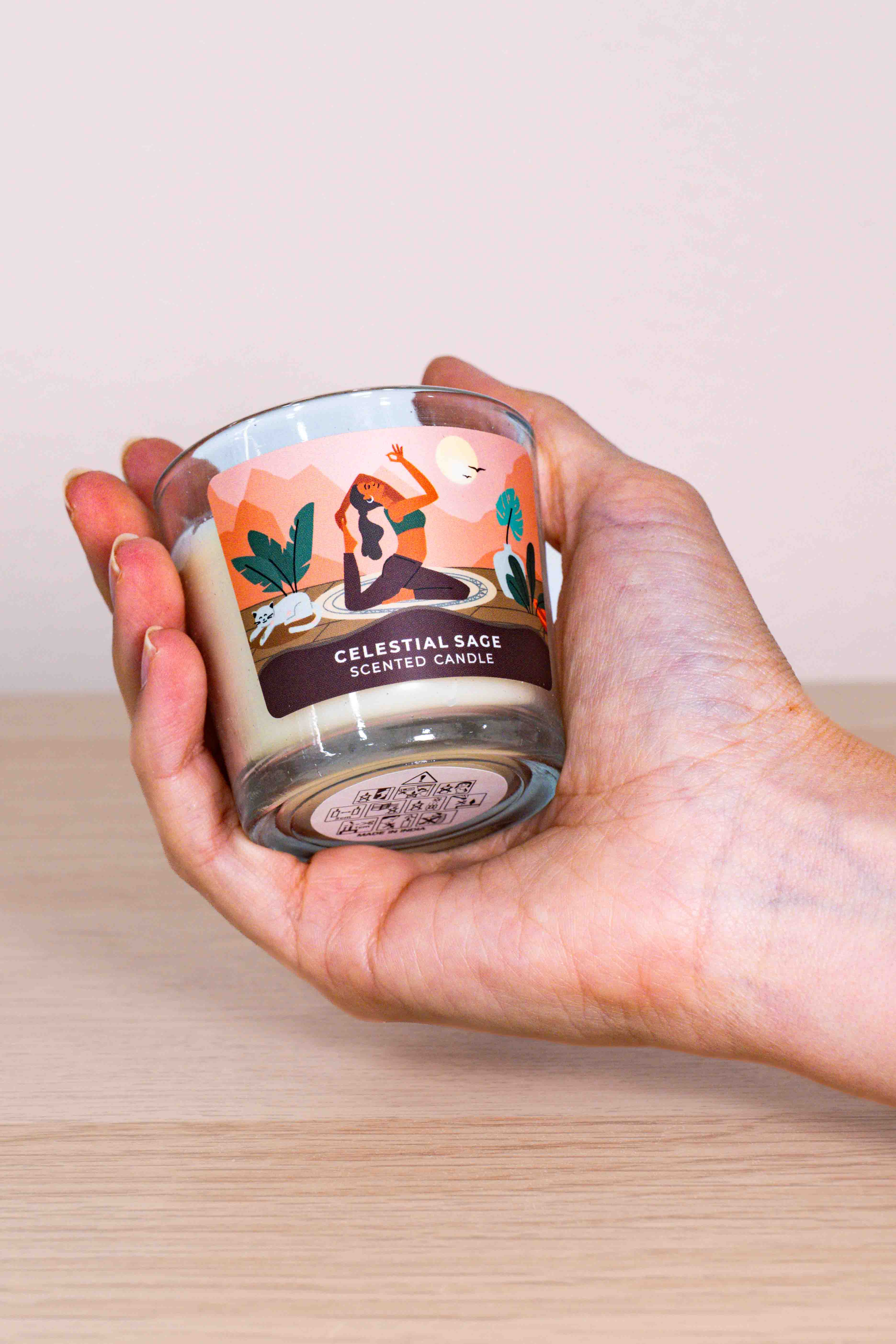 Vela Aromática Celestial Sage – Moonshine Yoga