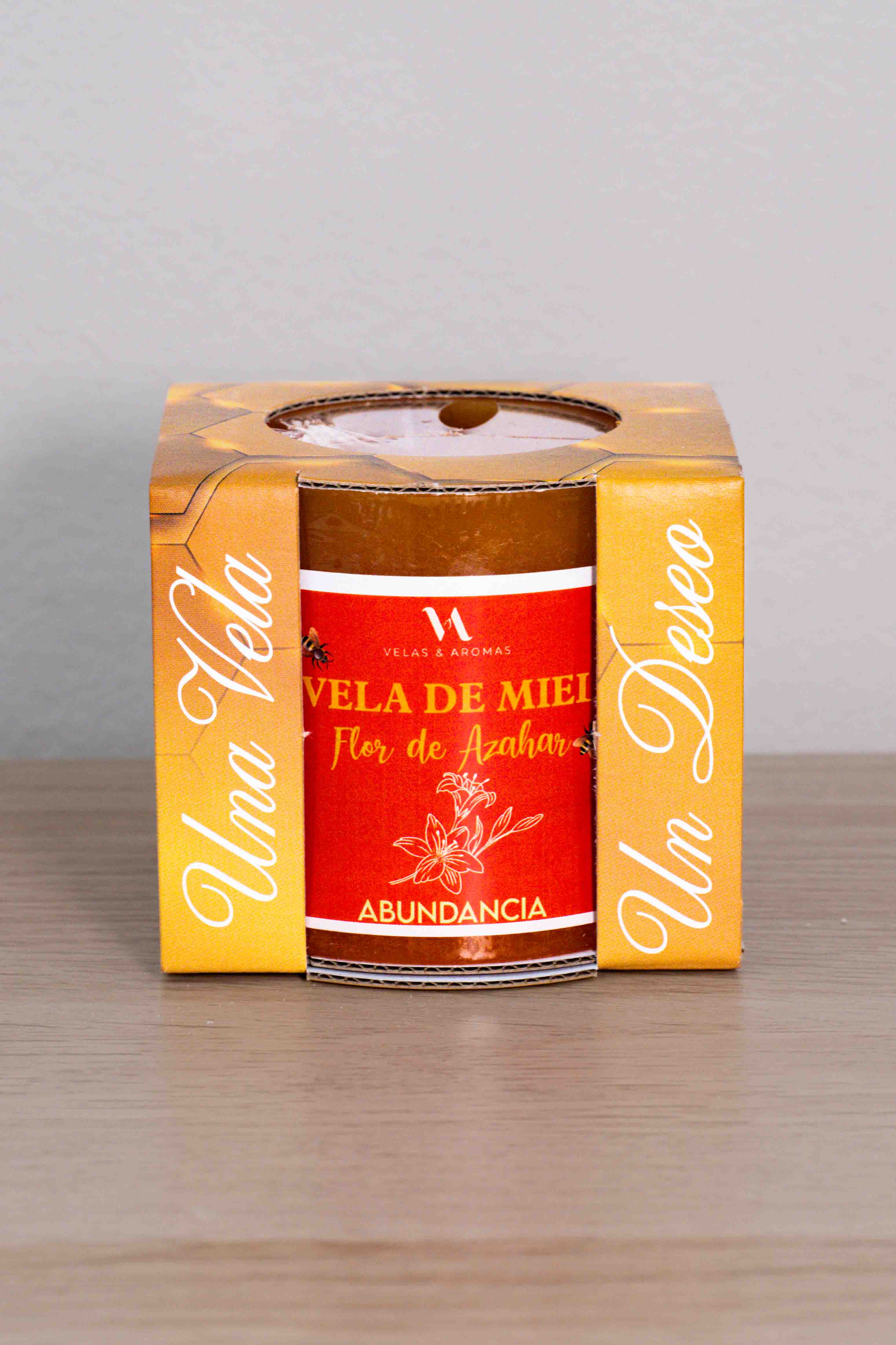 Vela de Miel de Azahar - Espiritualidad y Abundancia