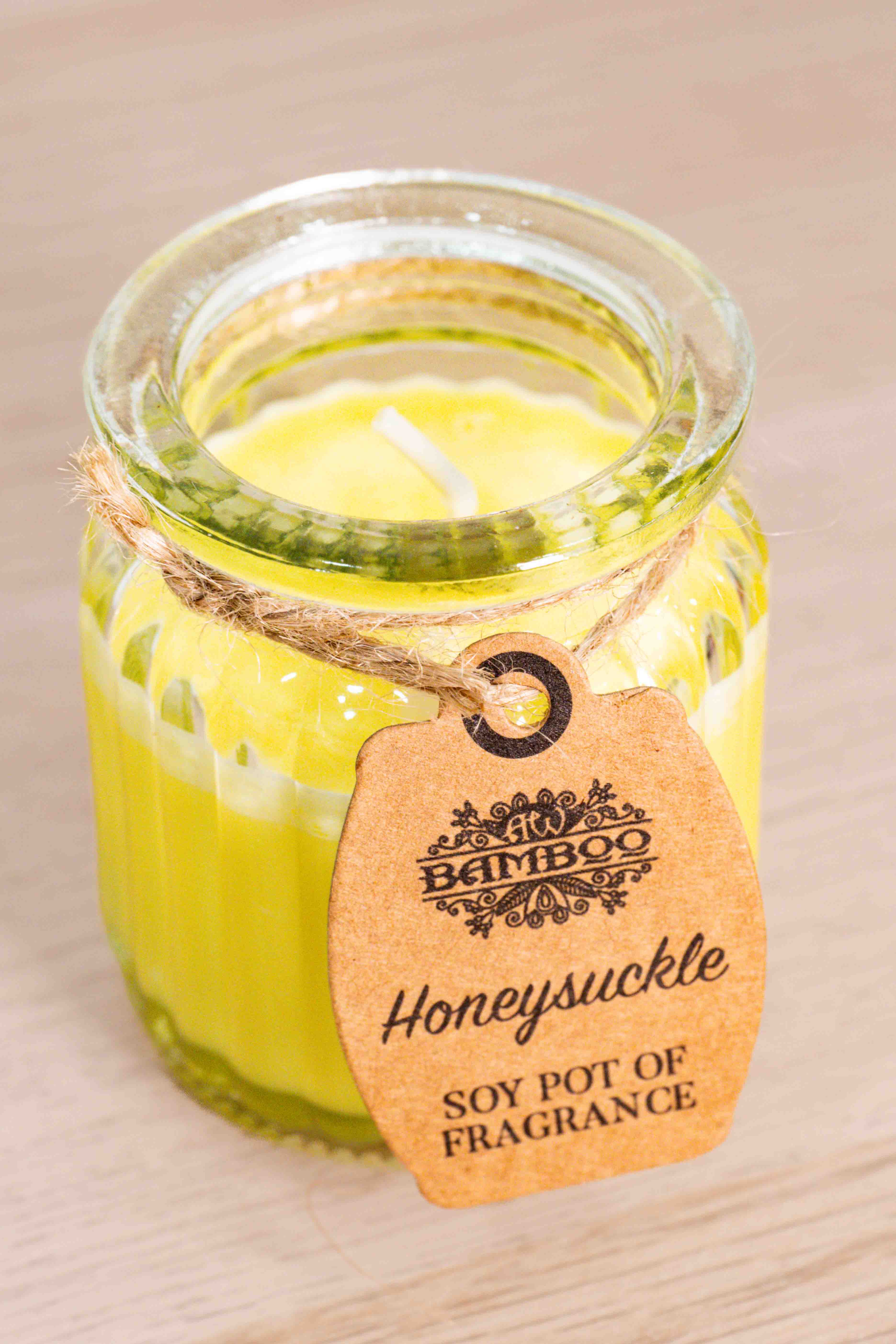 Vela de Soja Madreselva – Bamboo