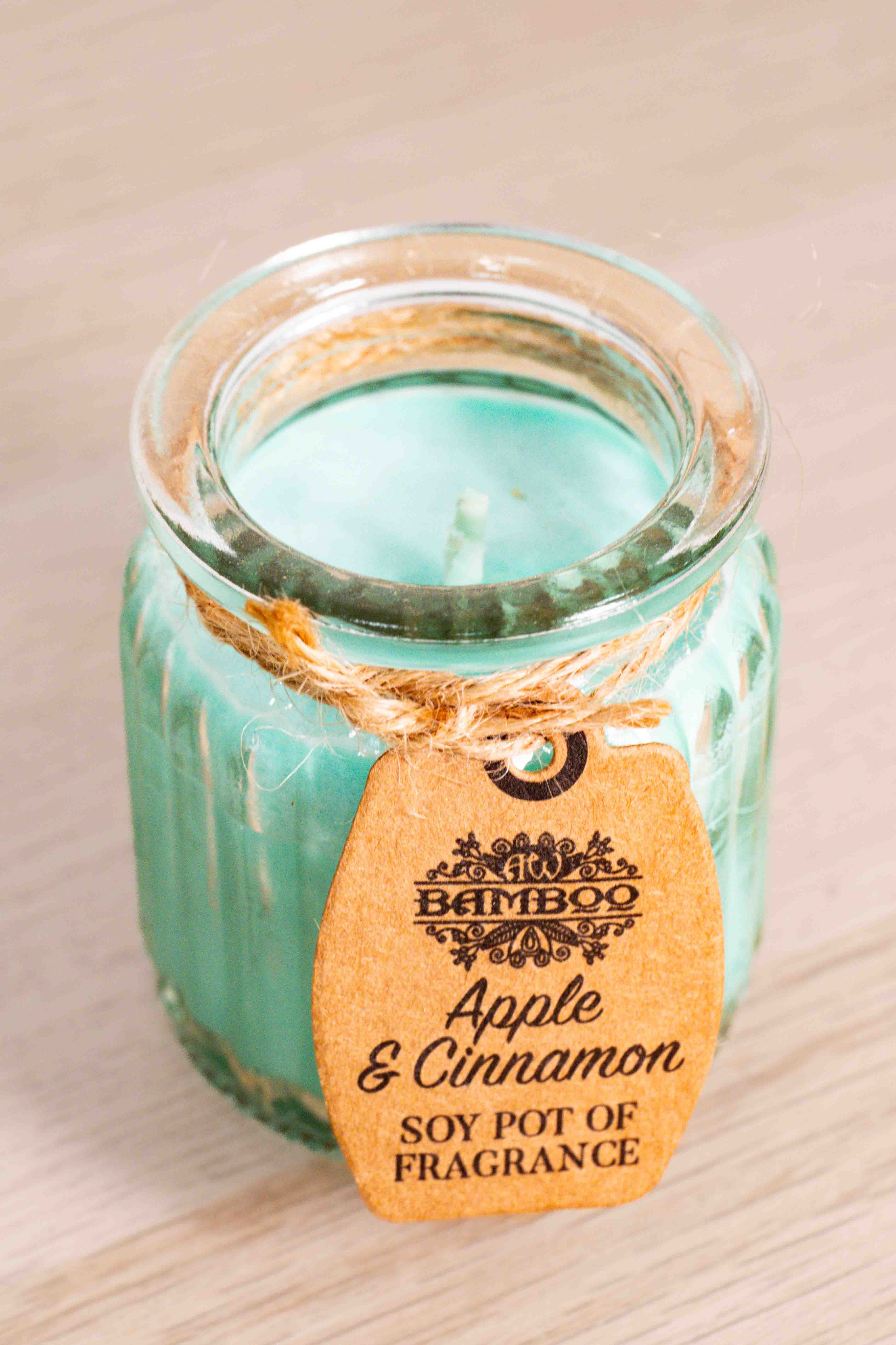 Vela de Soja Manzana y Canela – Bamboo