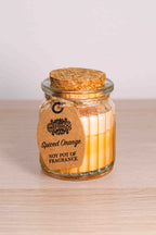 Vela de Soja Naranja Especiada – Bamboo