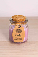Vela de Soja Violeta – Bamboo