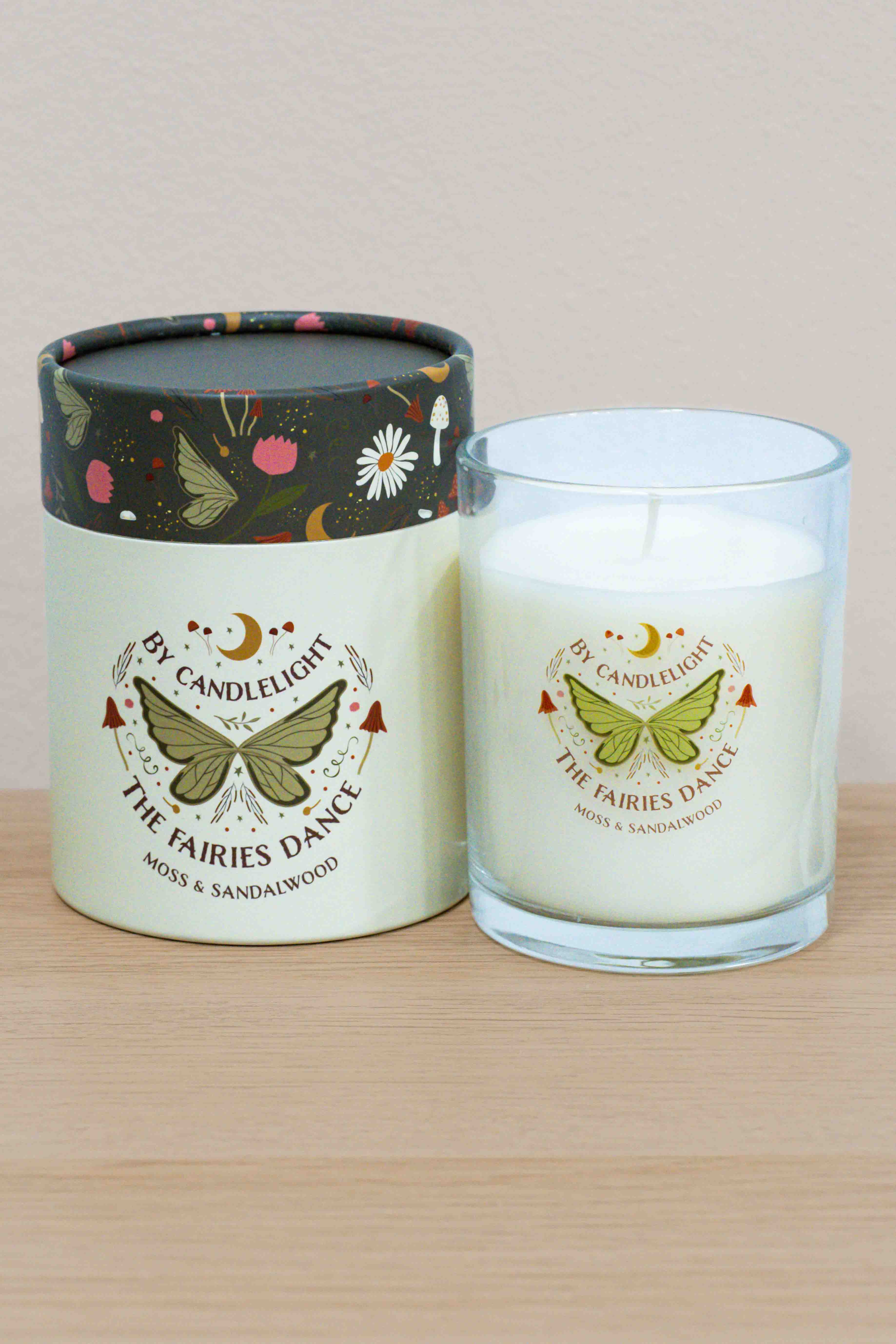 Vela Fairy Wing – Musgo & Sándalo