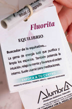Vela Artesanal Fluorita - Equilibrio