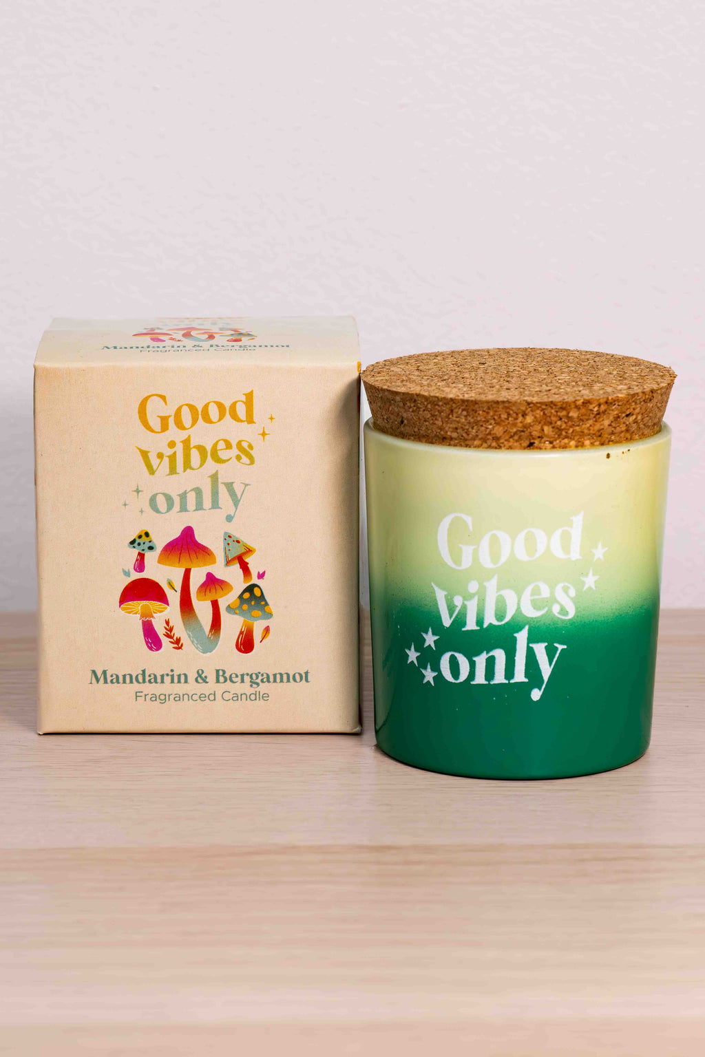 Vela Good Vibes Only – Mandarina y Bergamota