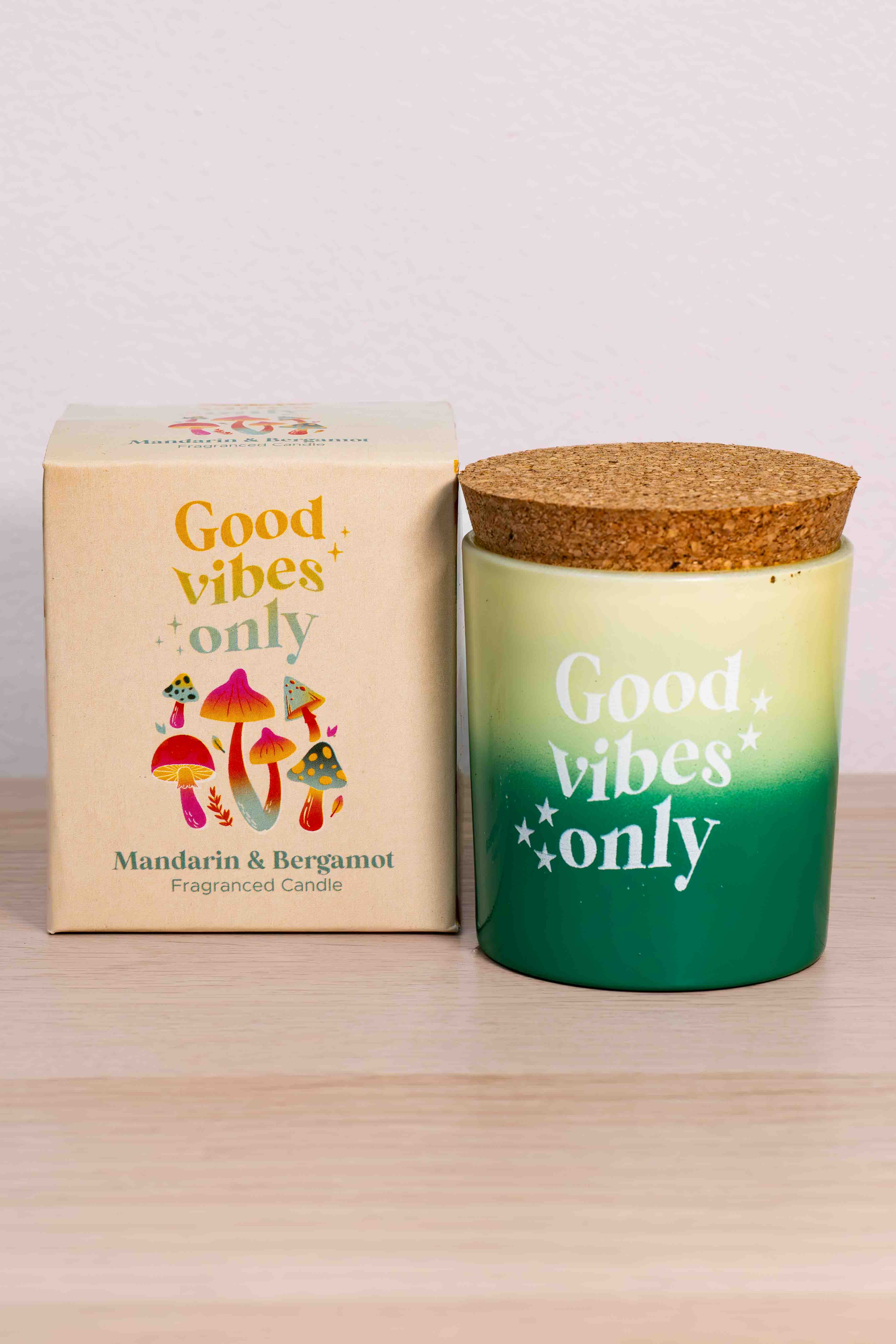 Vela Good Vibes Only – Mandarina y Bergamota