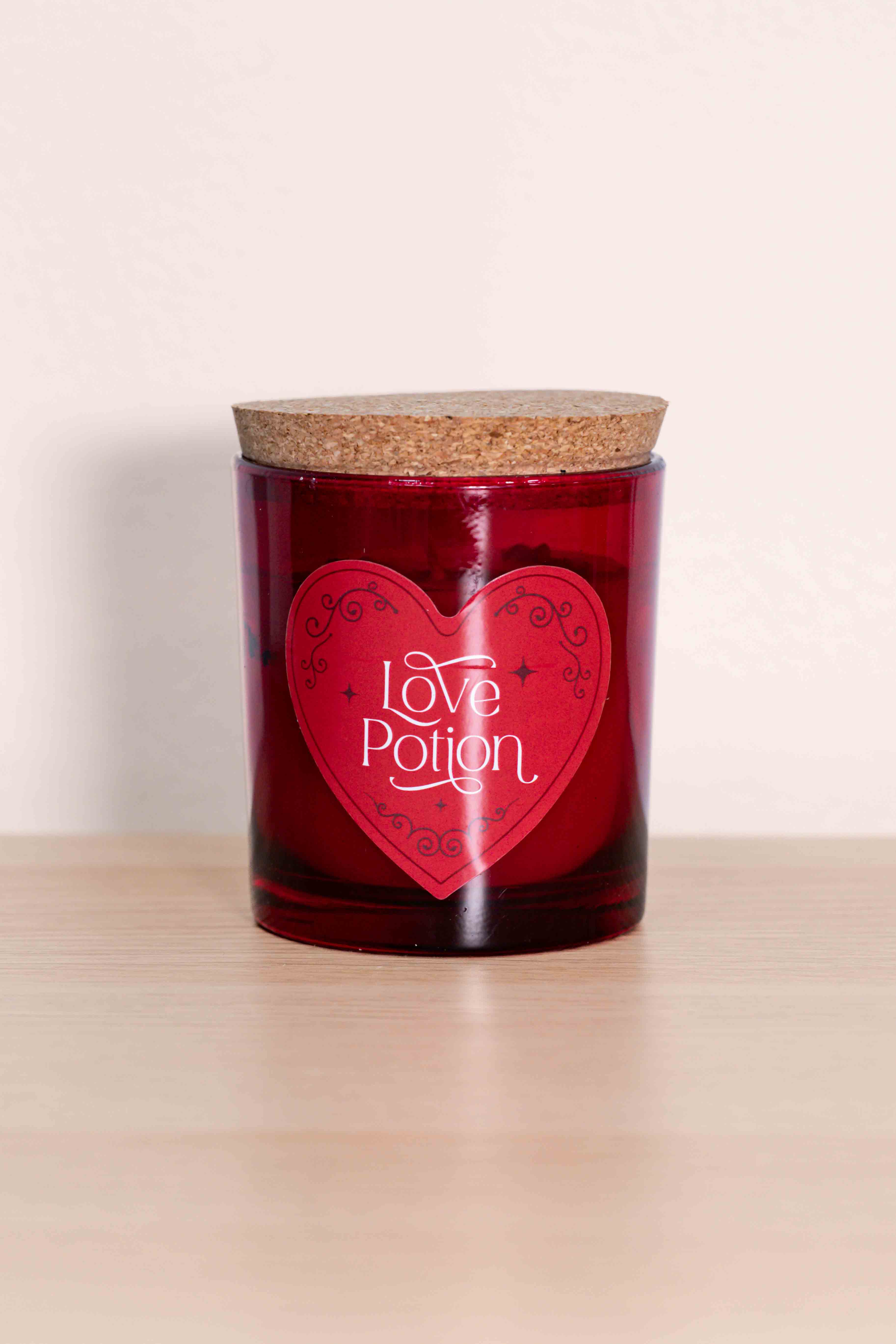 Vela Love Potion - Frambuesa y Jaspe Rojo