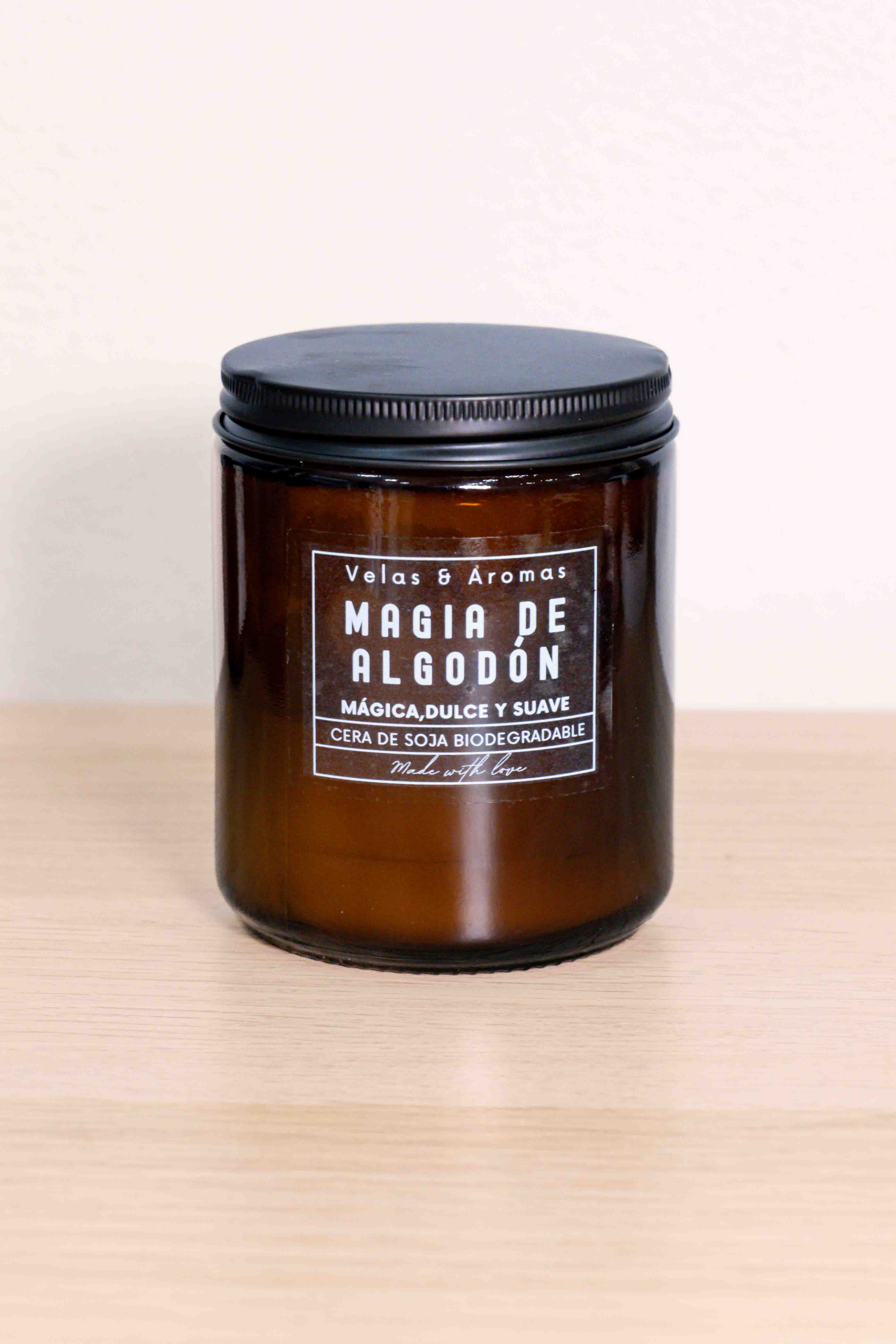 Vela Ámbar - Magia de Algodón