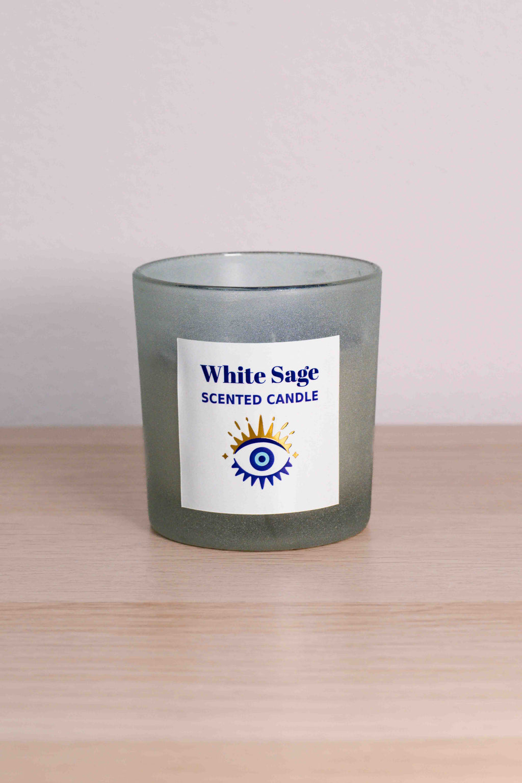 Vela Ojo Turco – Salvia Blanca con Sodalita