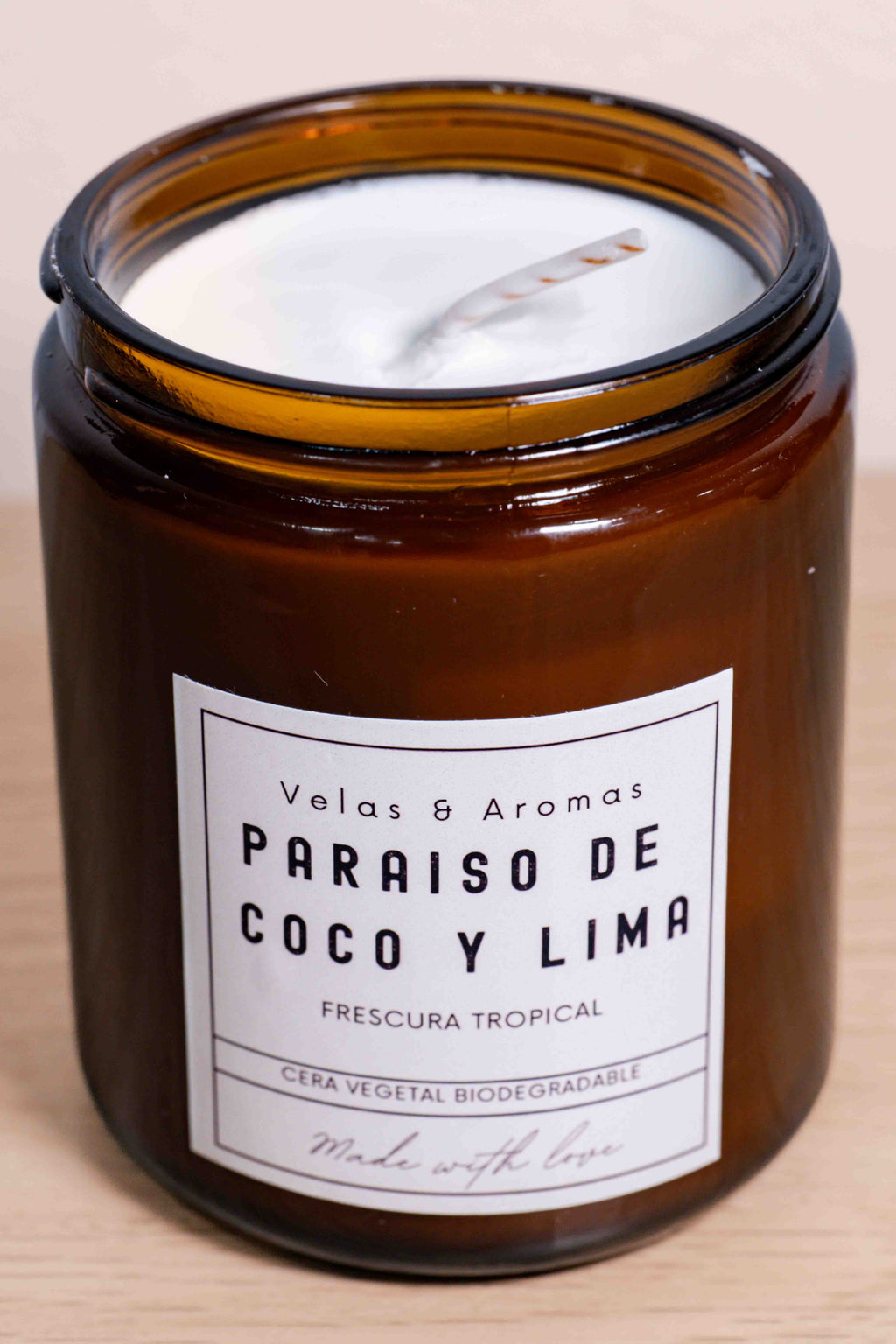 Vela Ámbar - Paraíso de Coco y Lima