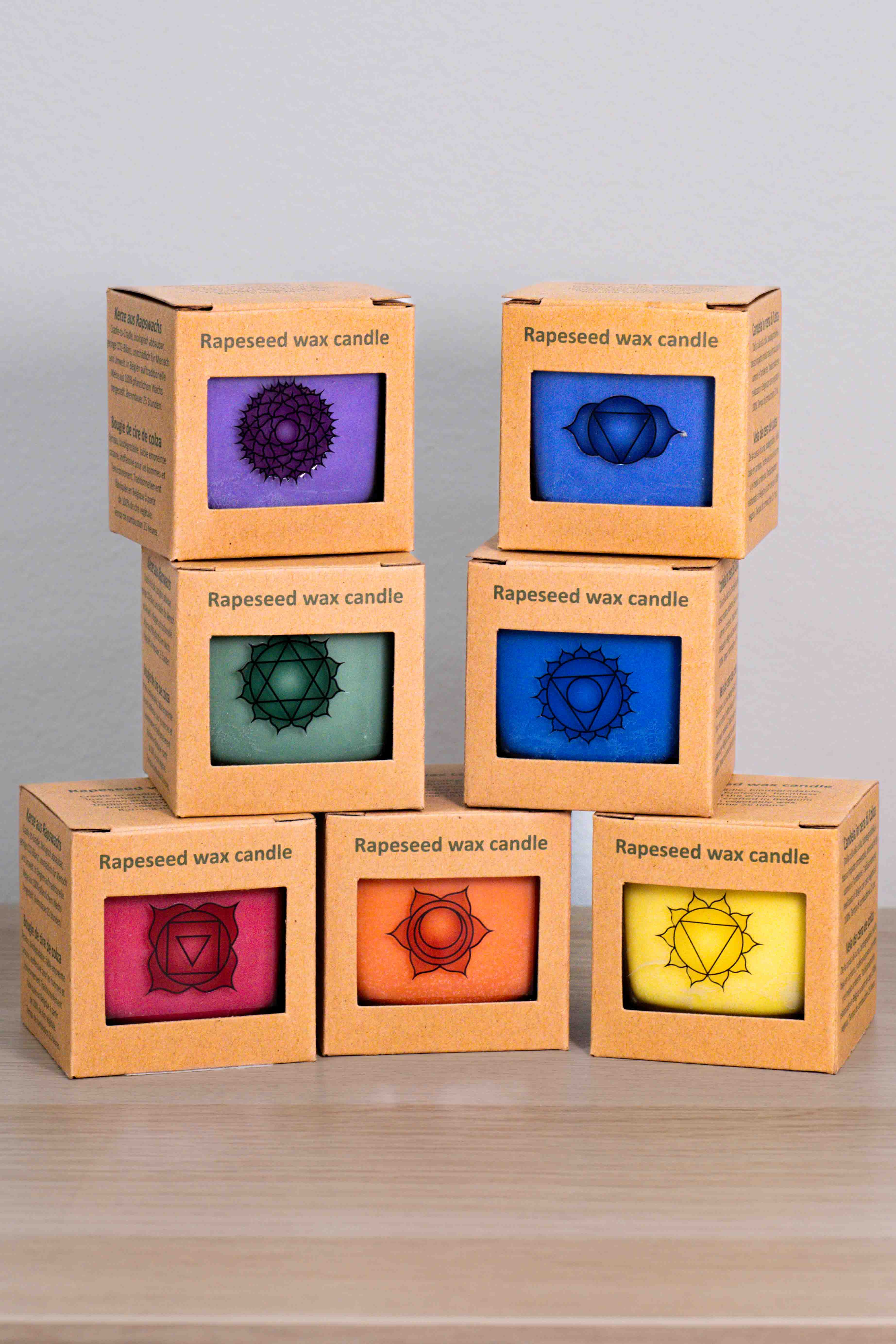 Vela de cera de colza perfumada BIO
