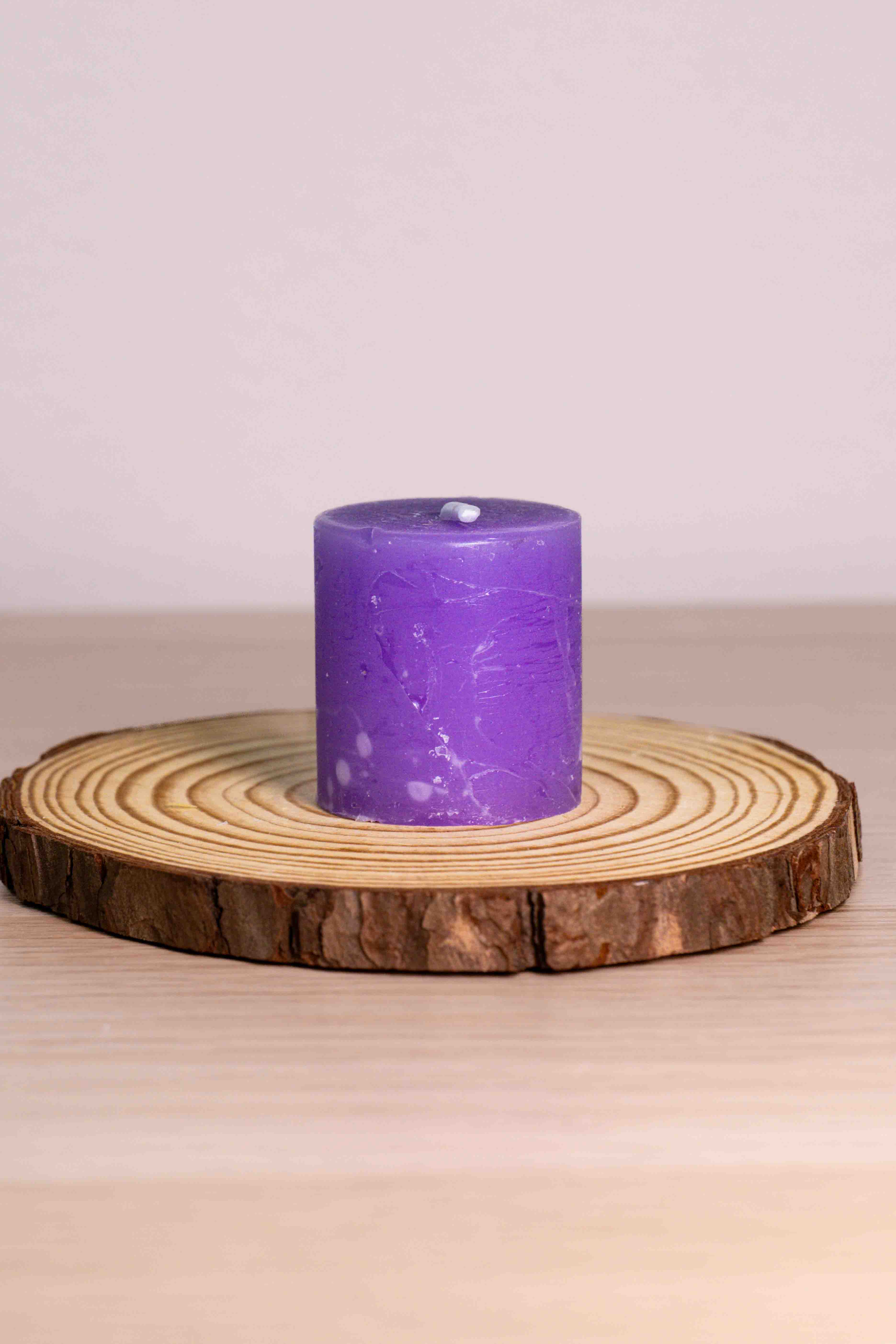 Vela pequeña de Lavanda