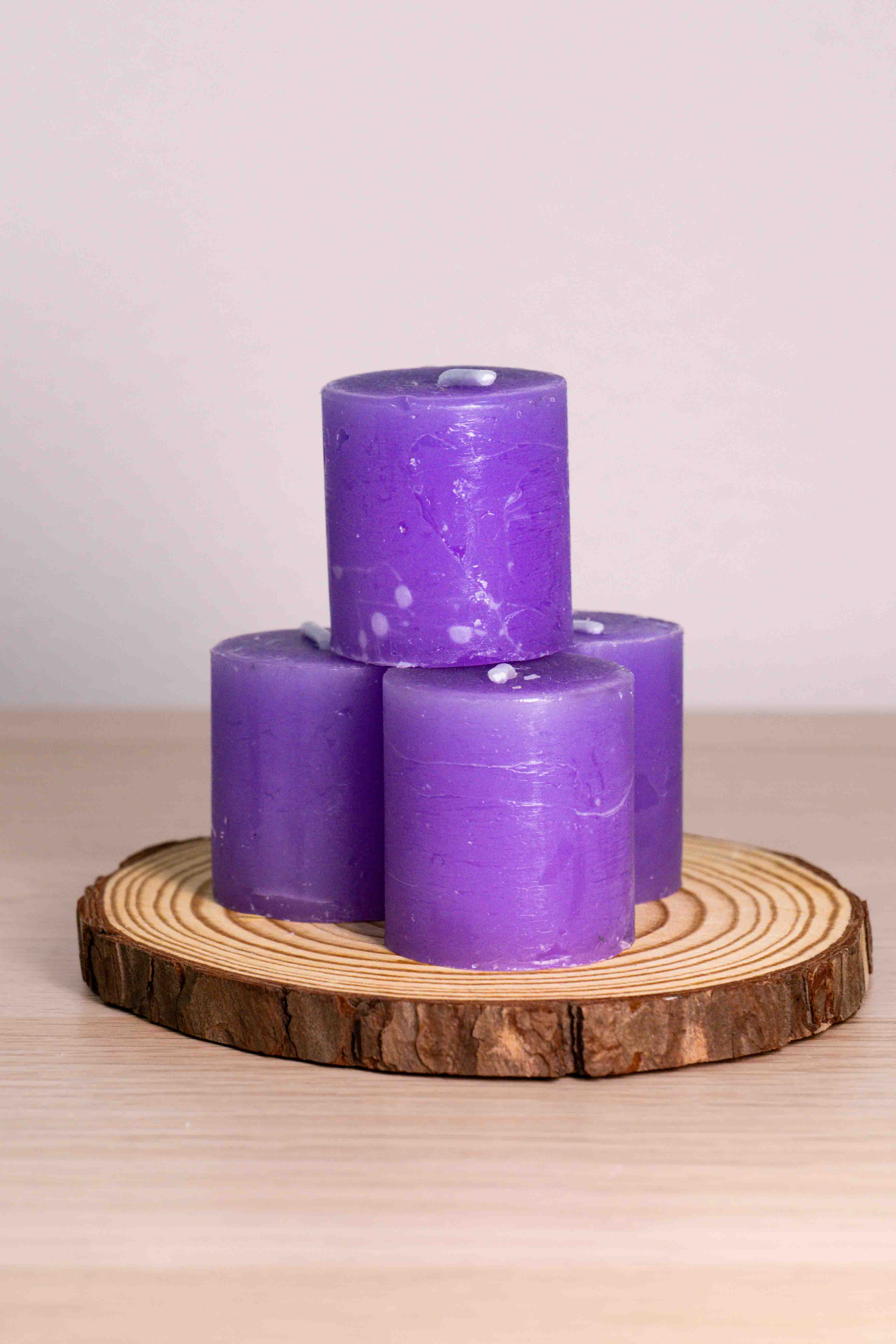 Vela pequeña de Lavanda