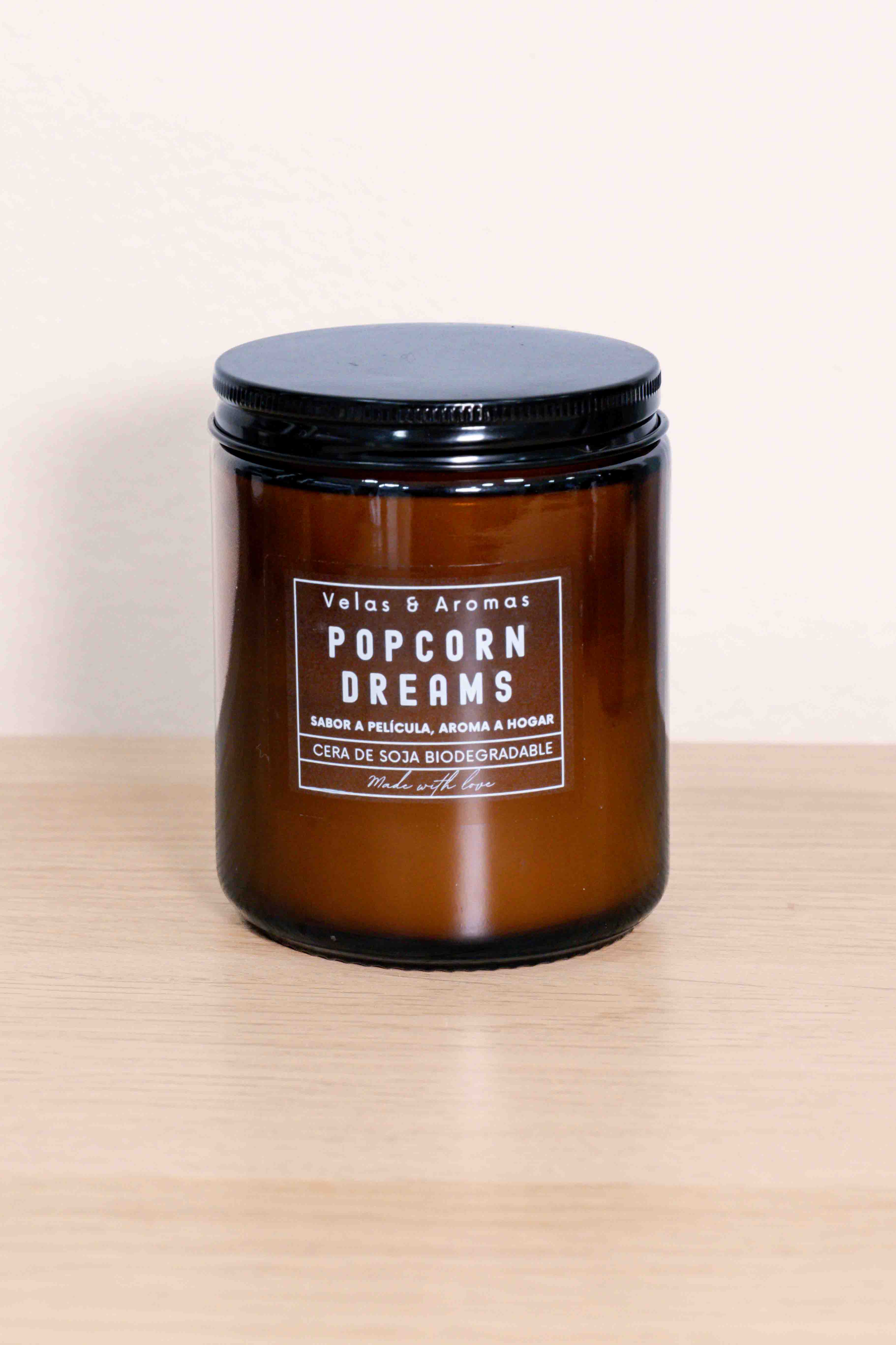 Vela Ámbar - Popcorn Dreams