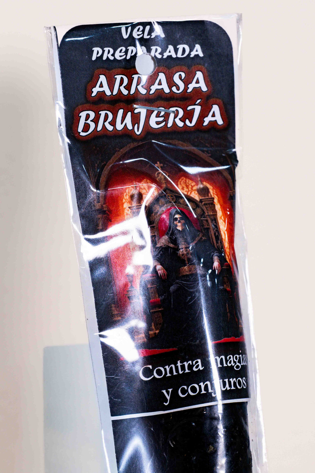 Vela Ritualizada Arrasa Brujería – Corte y Protección Intensa