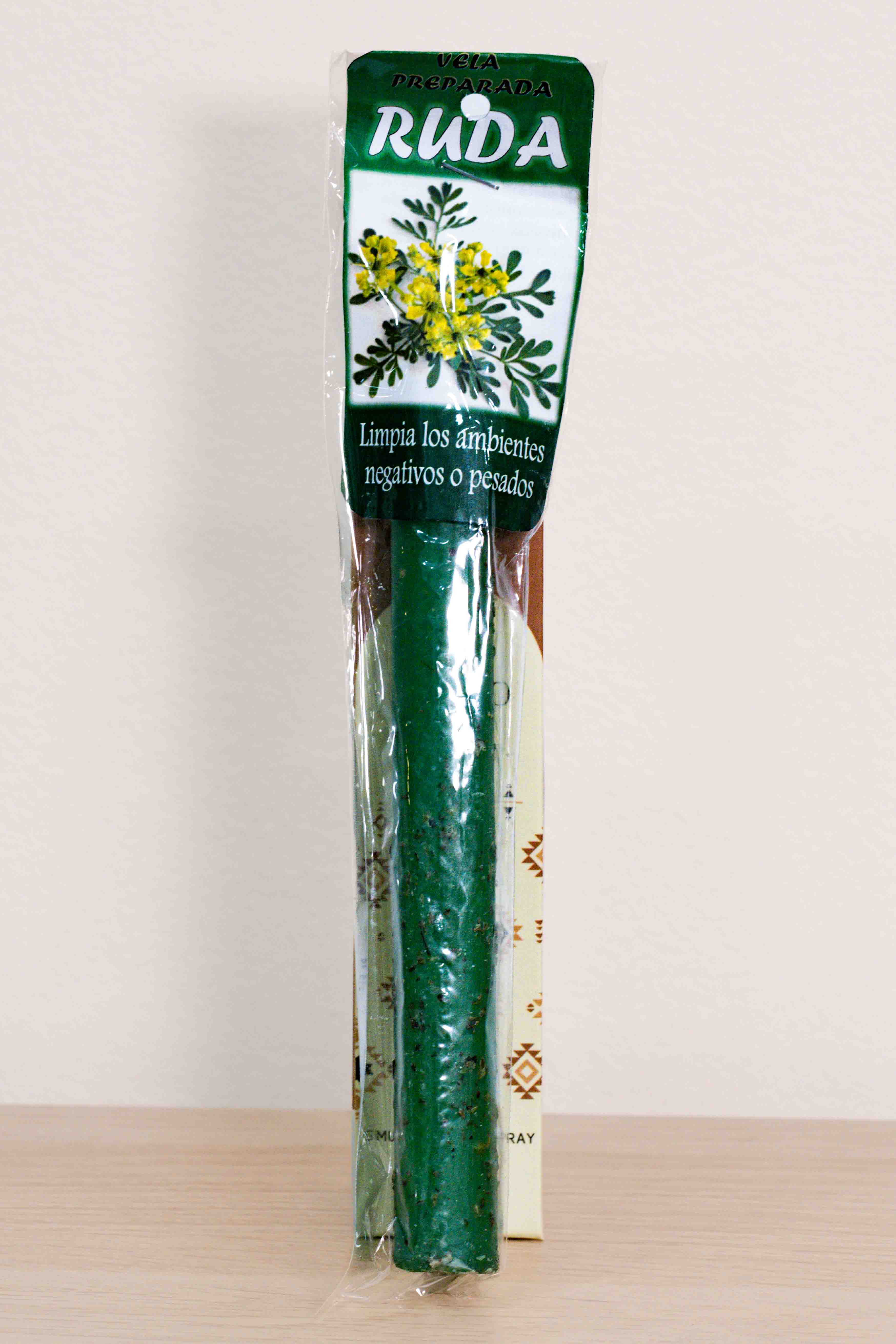 Vela Ritualizada de Ruda – Limpieza y Protección