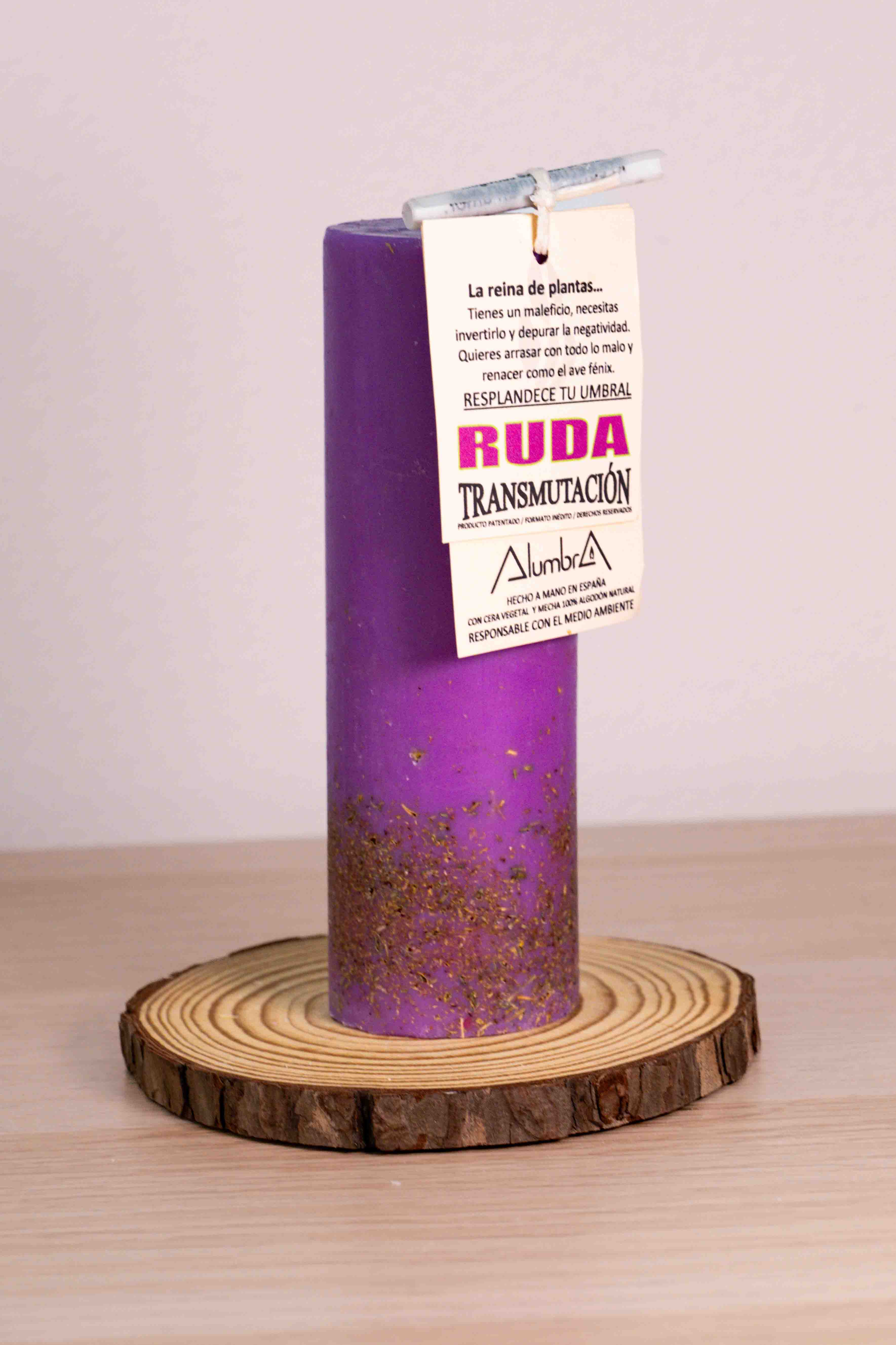 Vela Artesanal Ruda - Transmutación