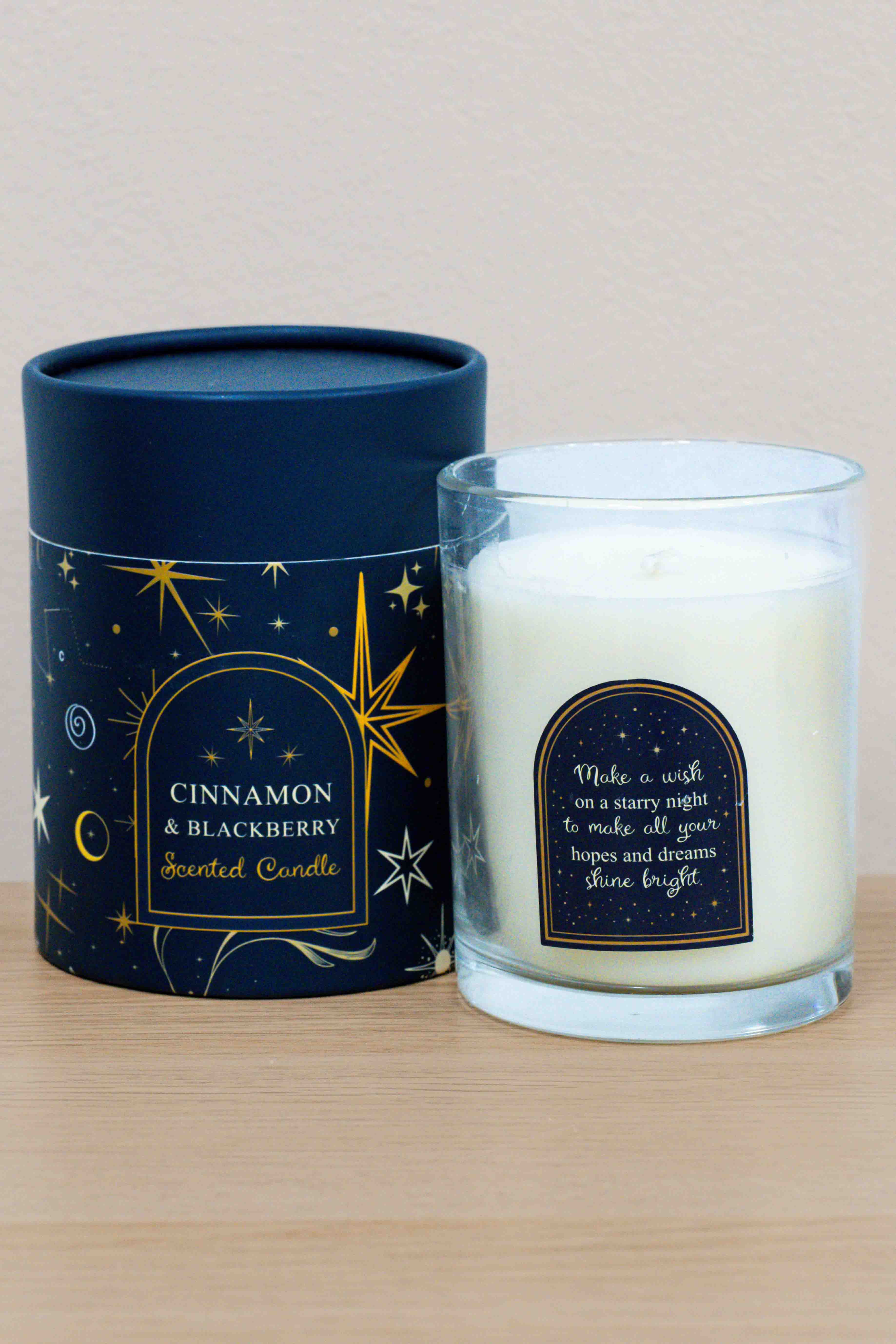 Vela Starry Night – Canela y Mora