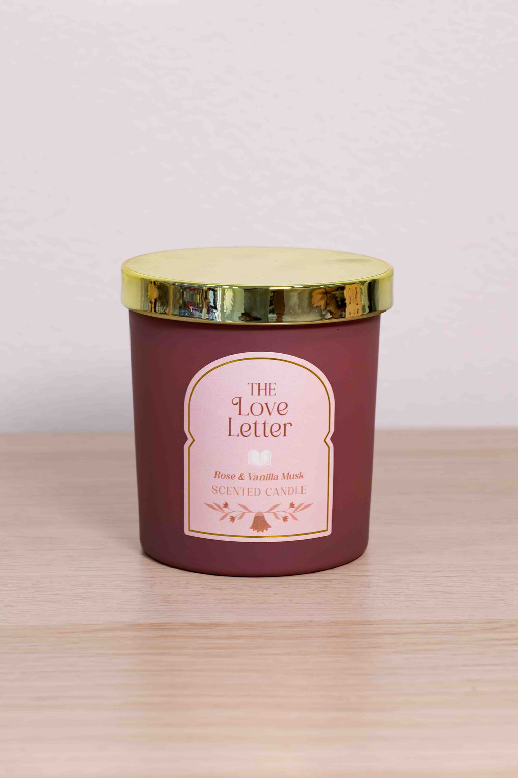 Vela The Love Letter – Rosa y Almizcle de Vainilla
